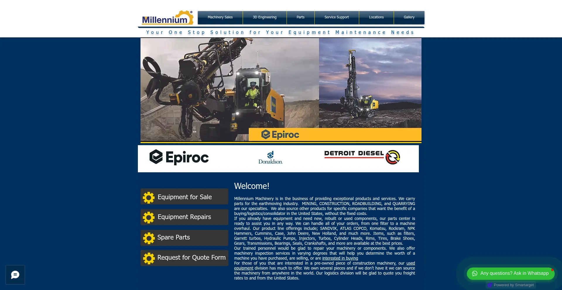 Website screenshot of Mmpas.com