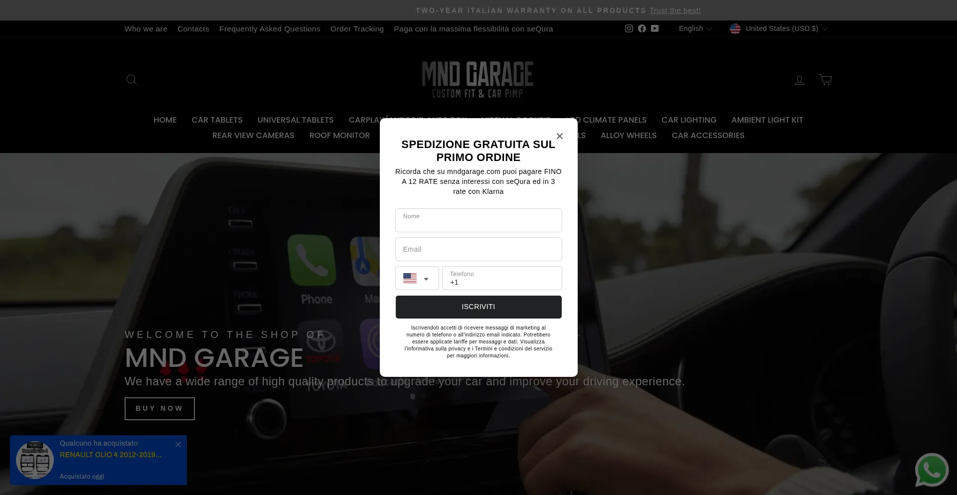 Mndgarage.com Screenshot