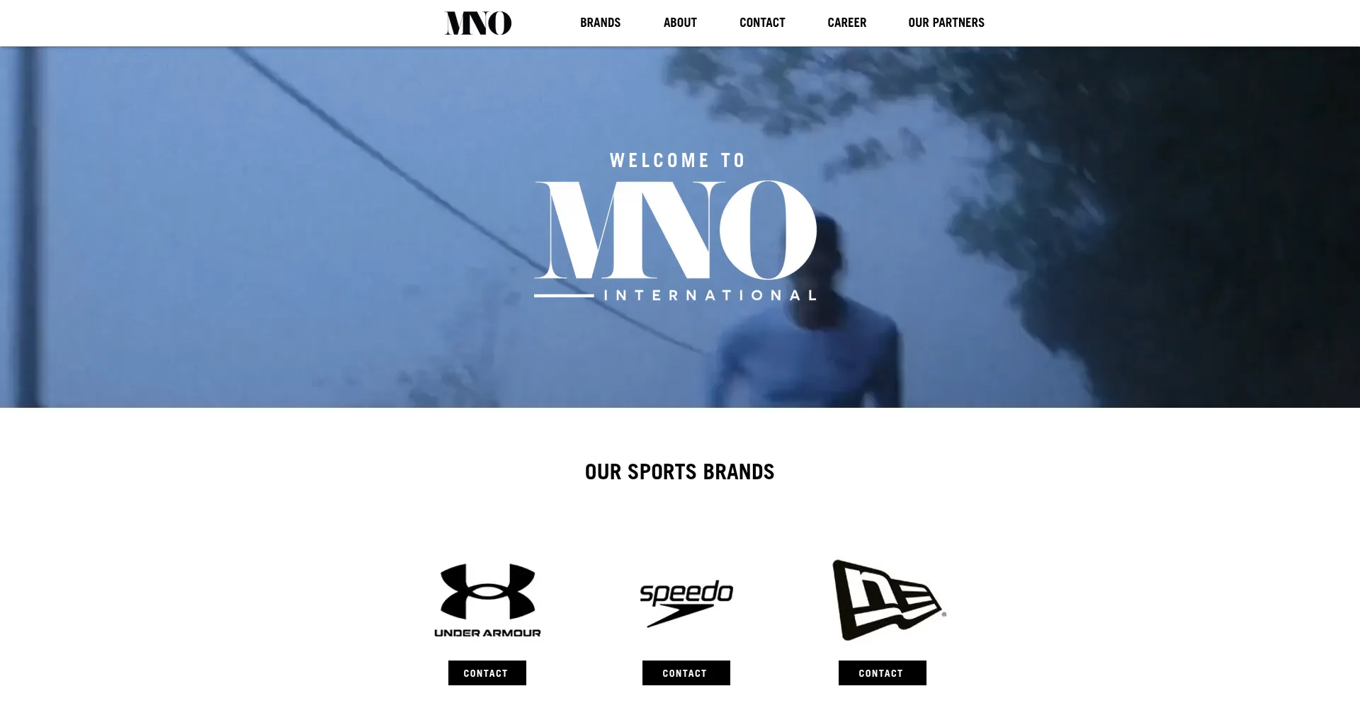 Website screenshot of Mno.se