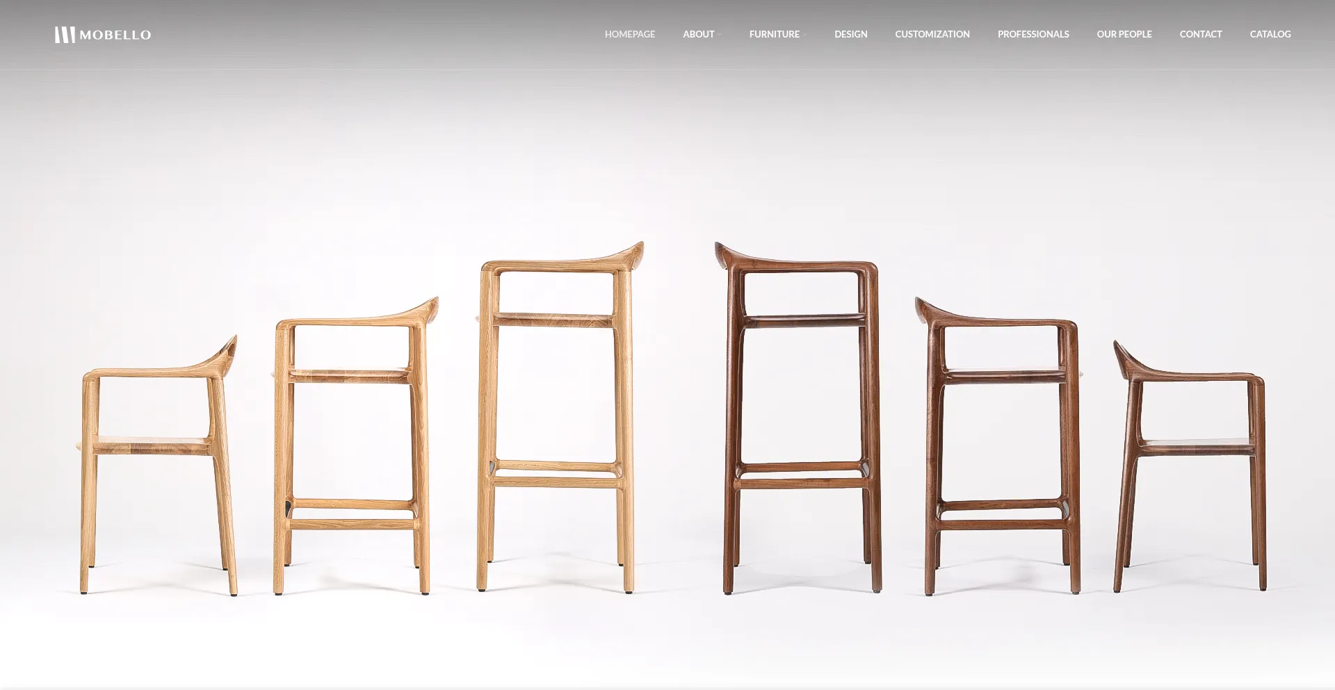 Website screenshot of Mobello.com
