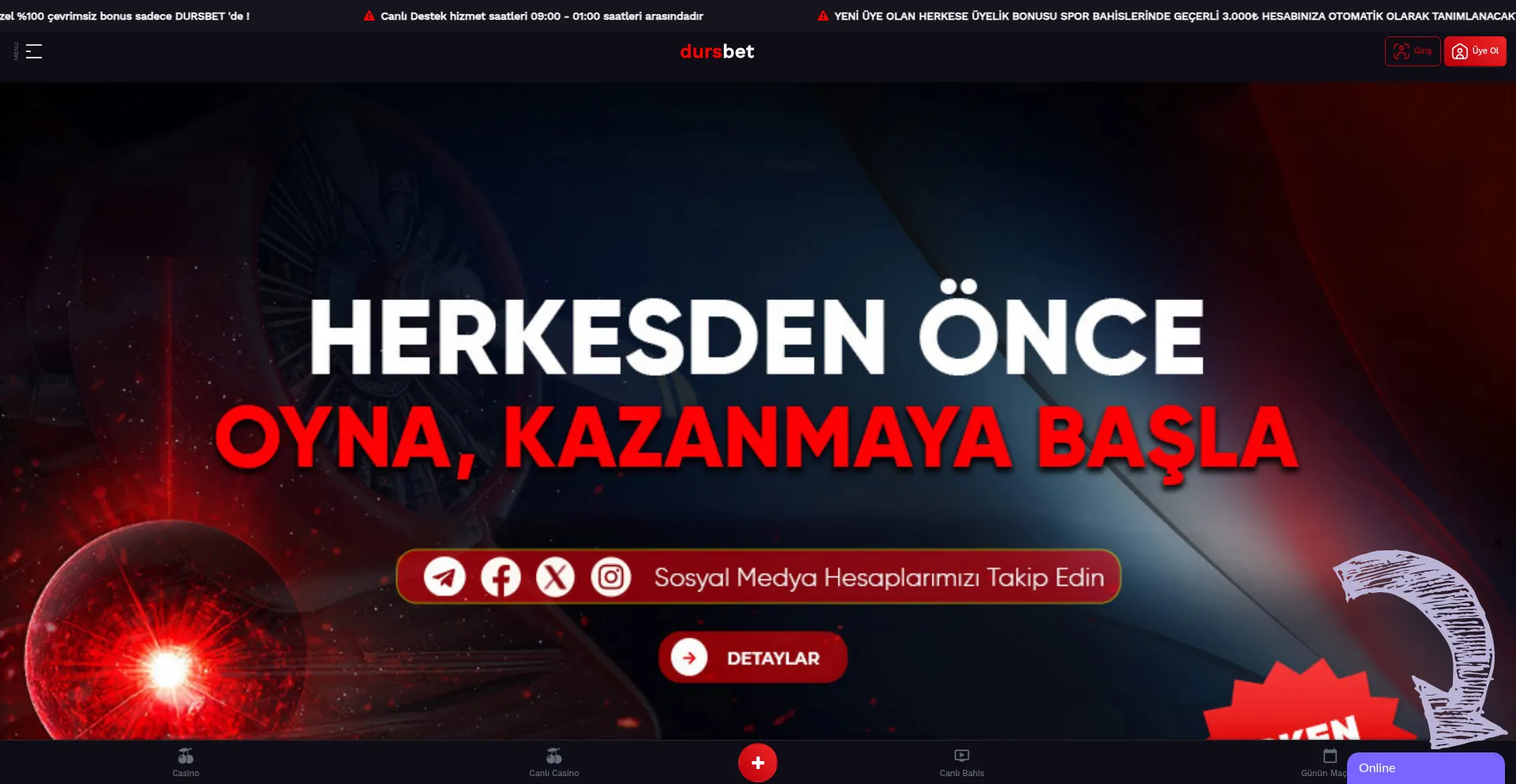 Mobile.dursbet825.com