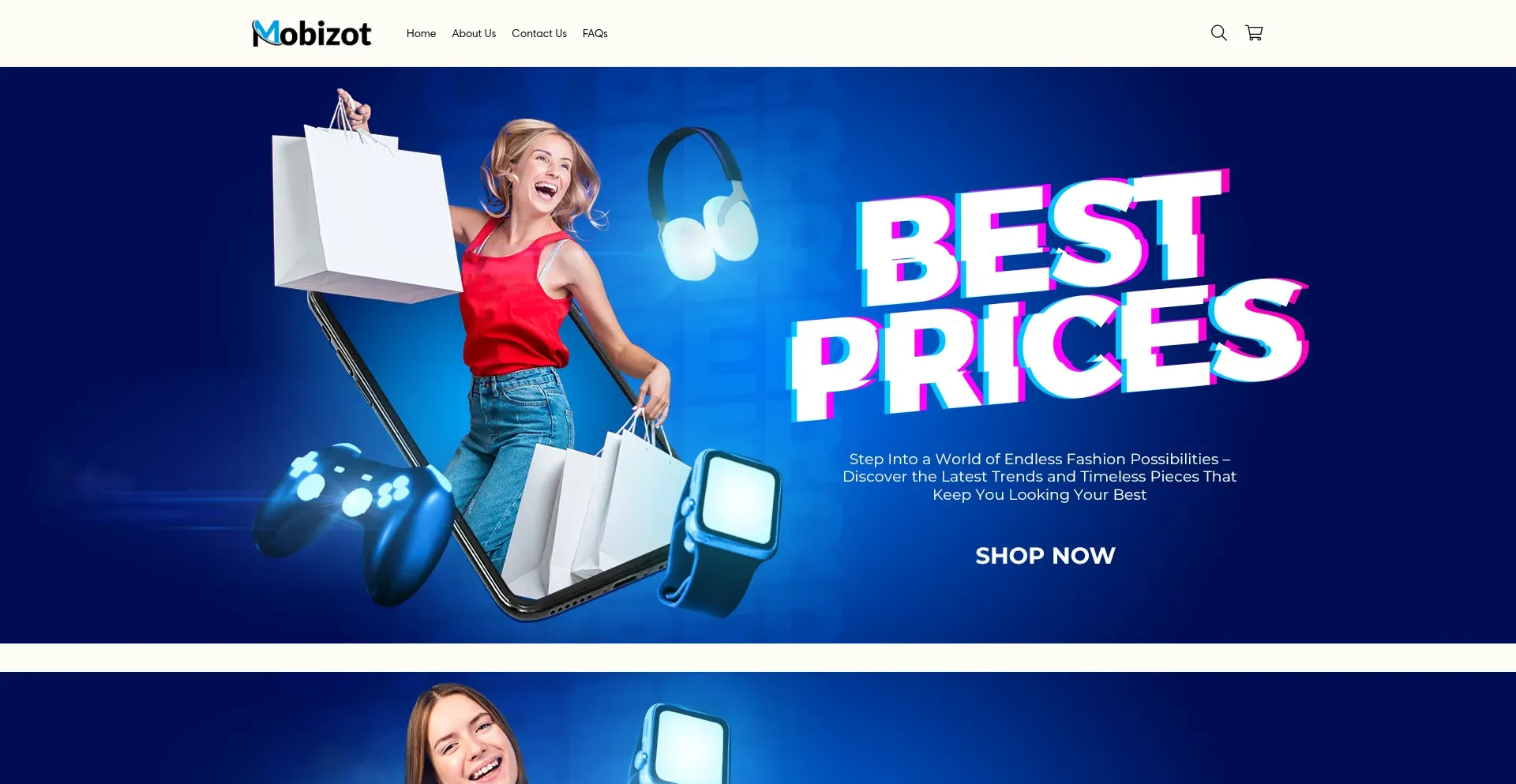 Mobizot.com Screenshot