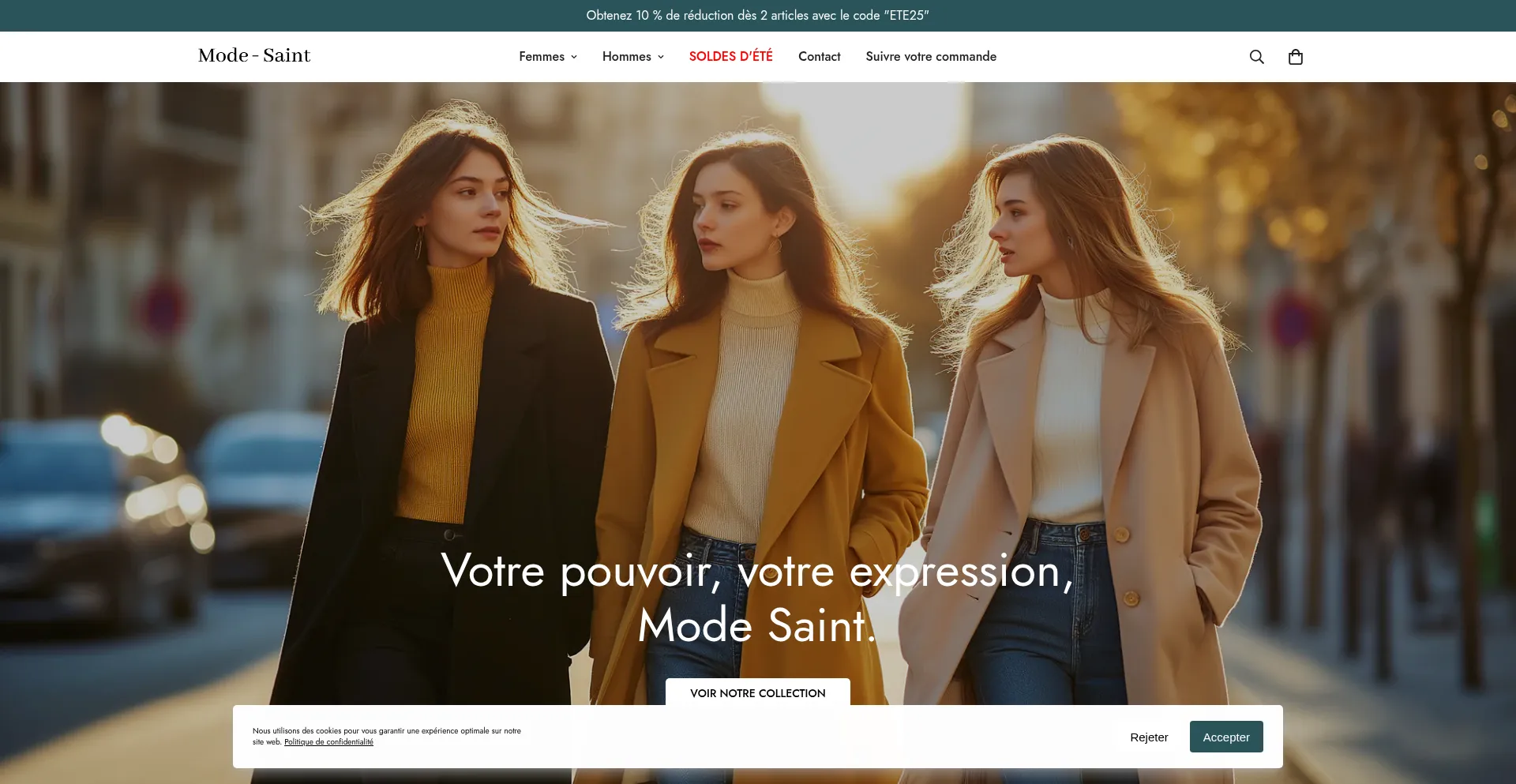 Mode-saint.fr Screenshot