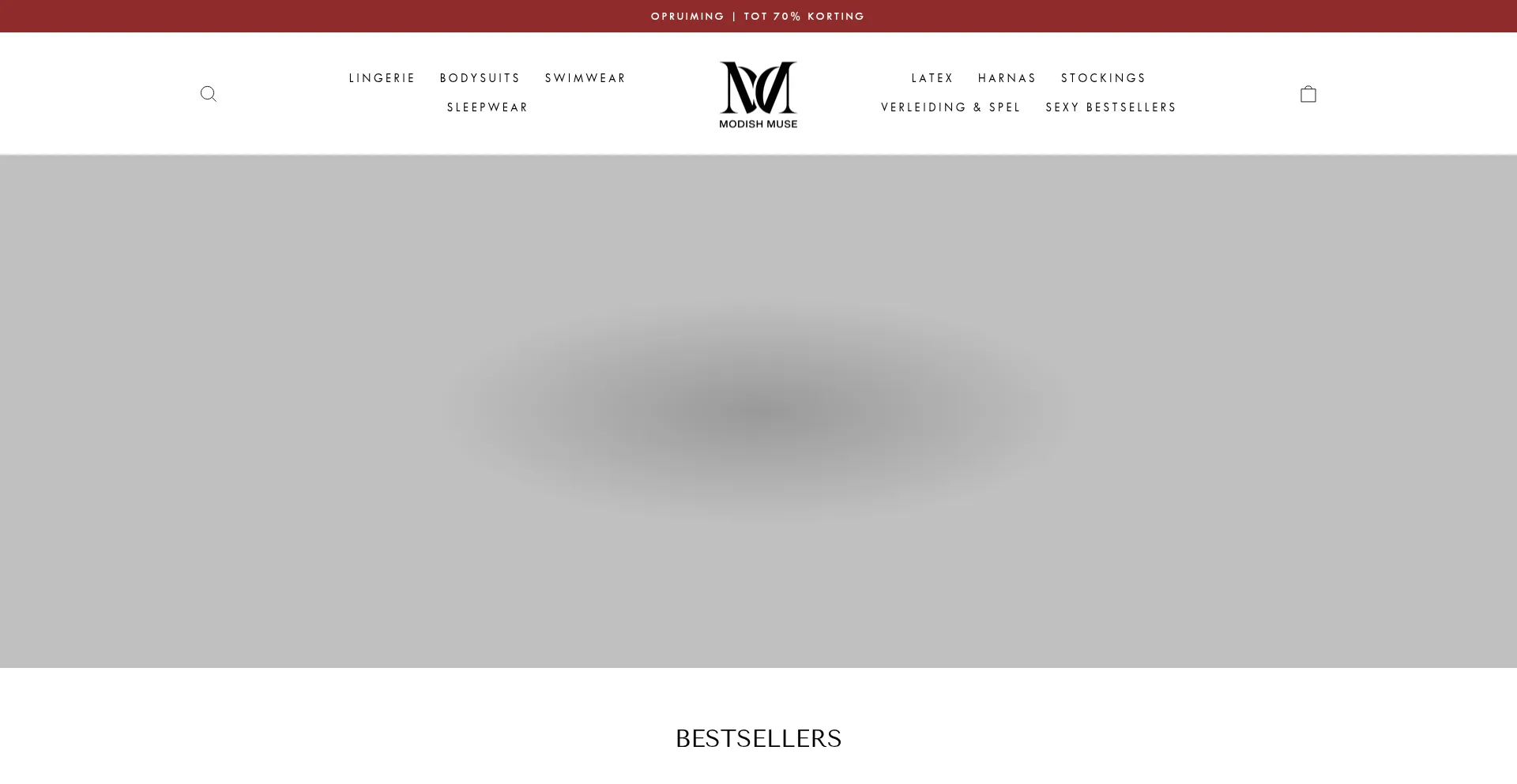 Website screenshot of Modishmuse.nl
