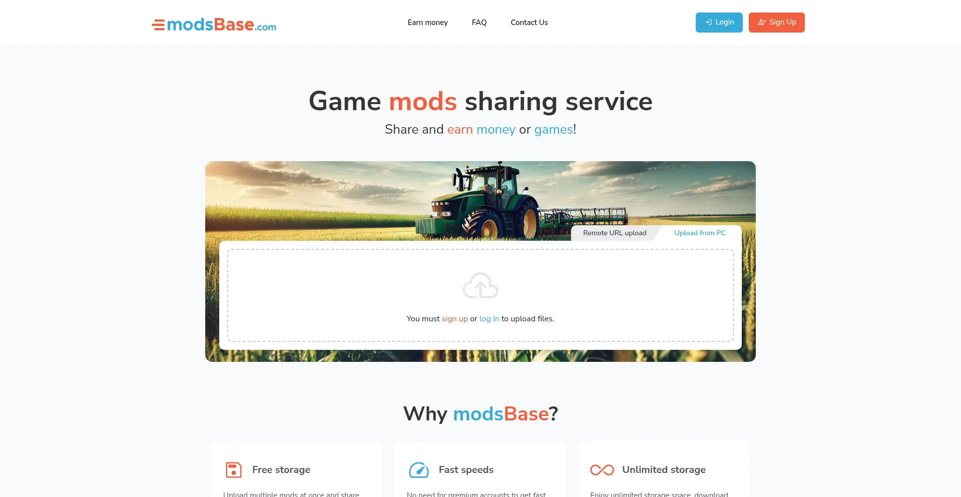 Modsbase.com Screenshot