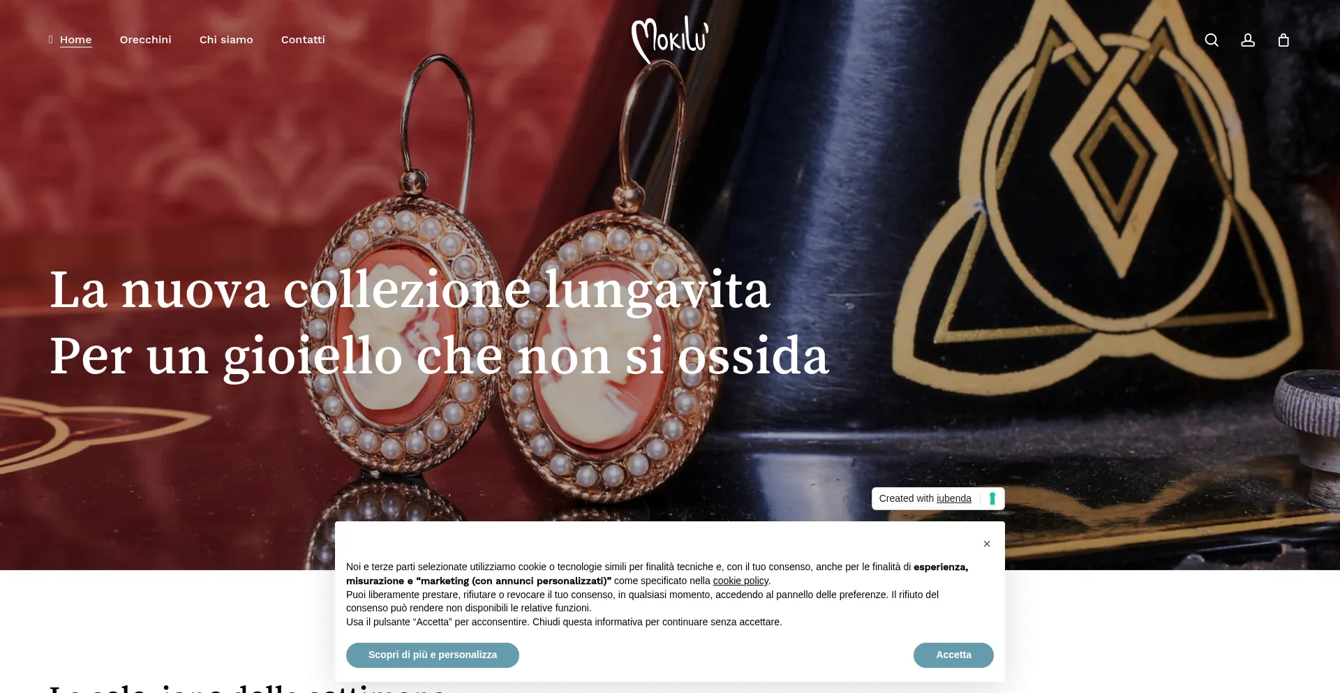 Website screenshot of Mokilu.it