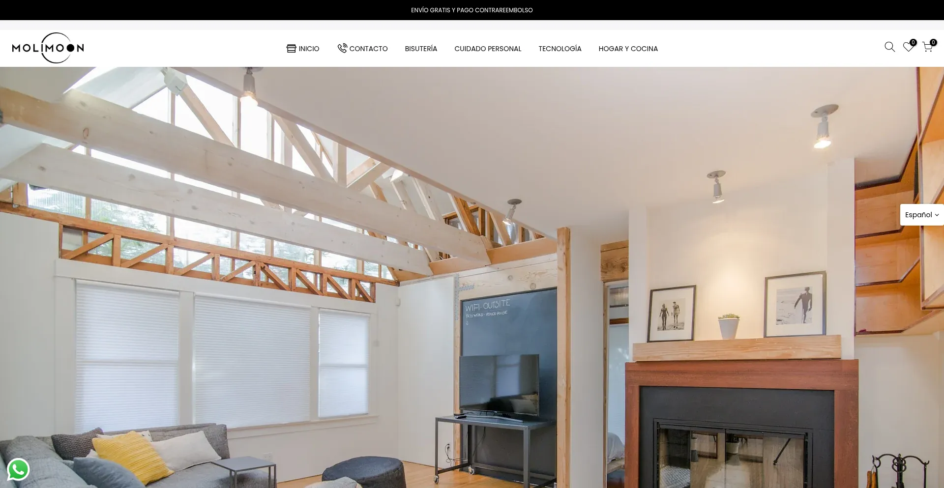 Website screenshot of Molimoon.es