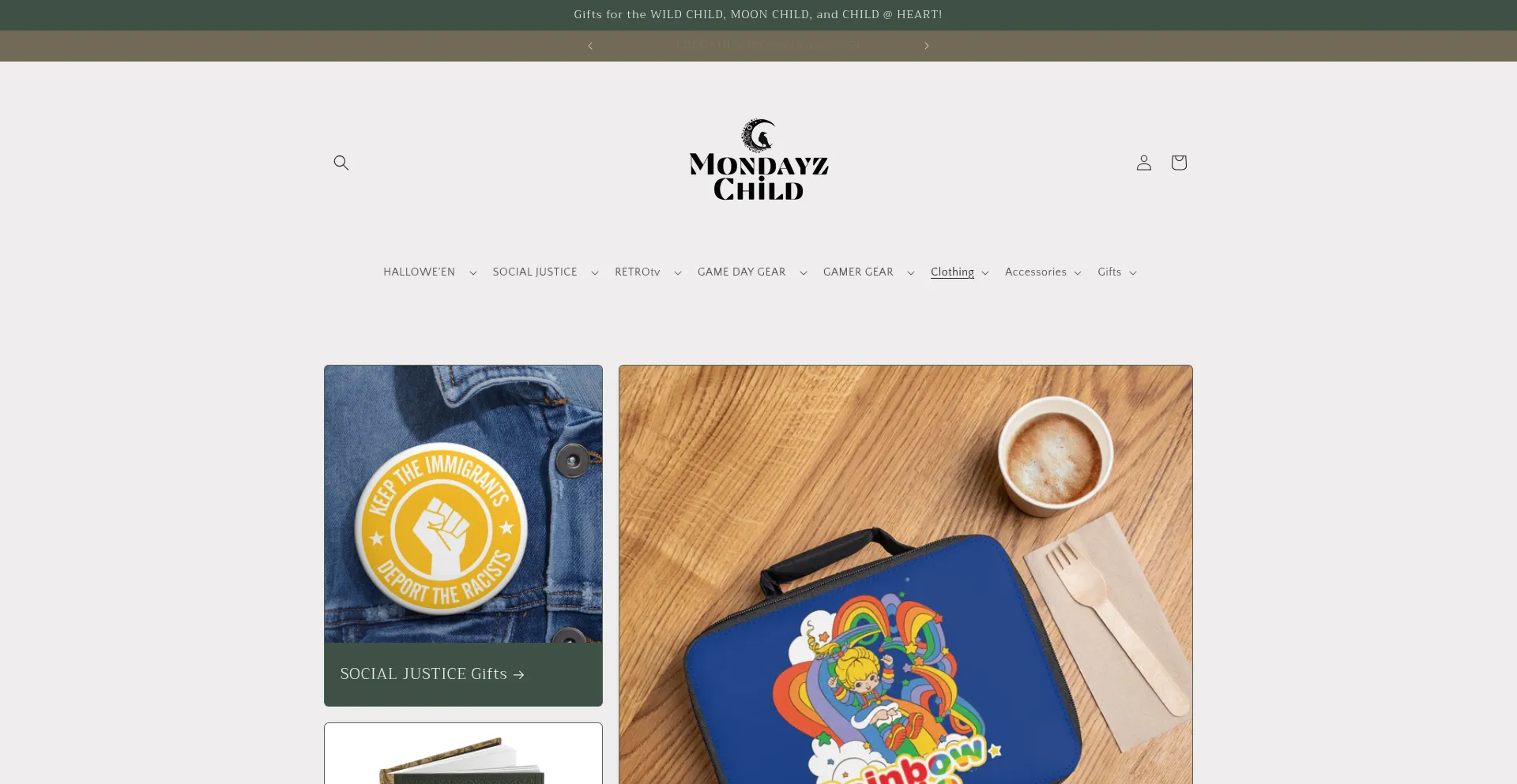 Mondayzchild.com Screenshot