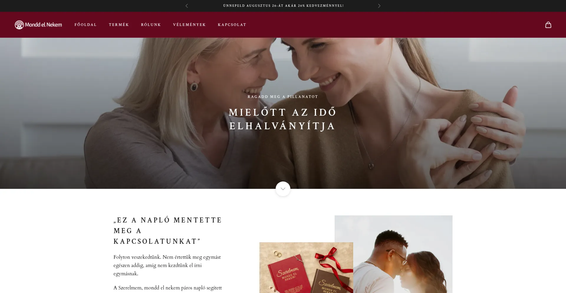 Website screenshot of Monddelnekem.com