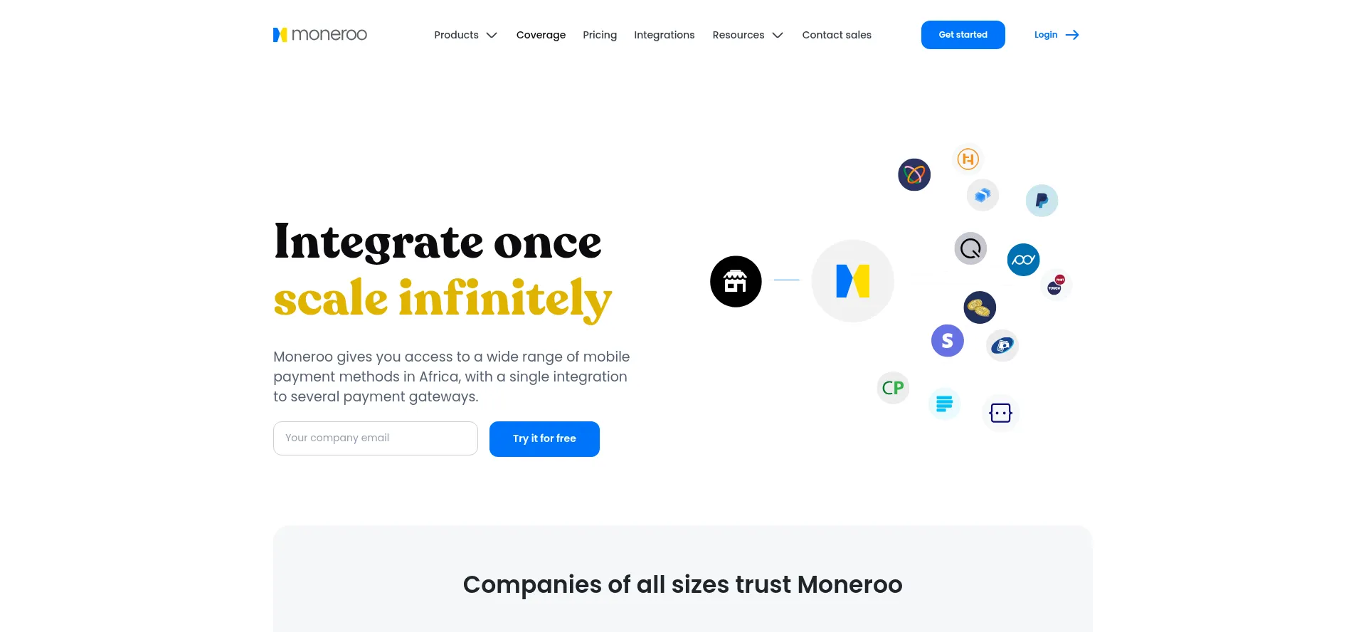 Moneroo.io Screenshot