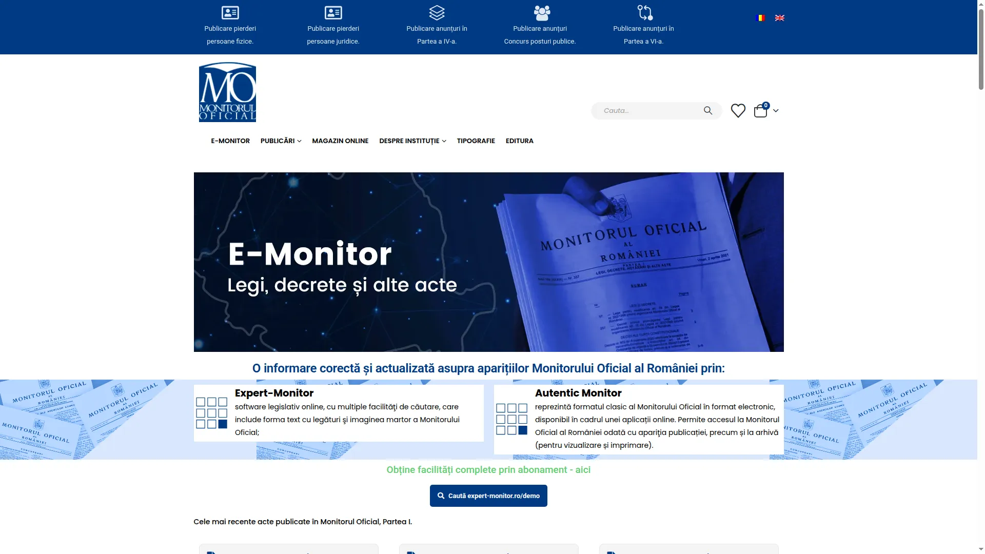 Monitoruloficial.ro