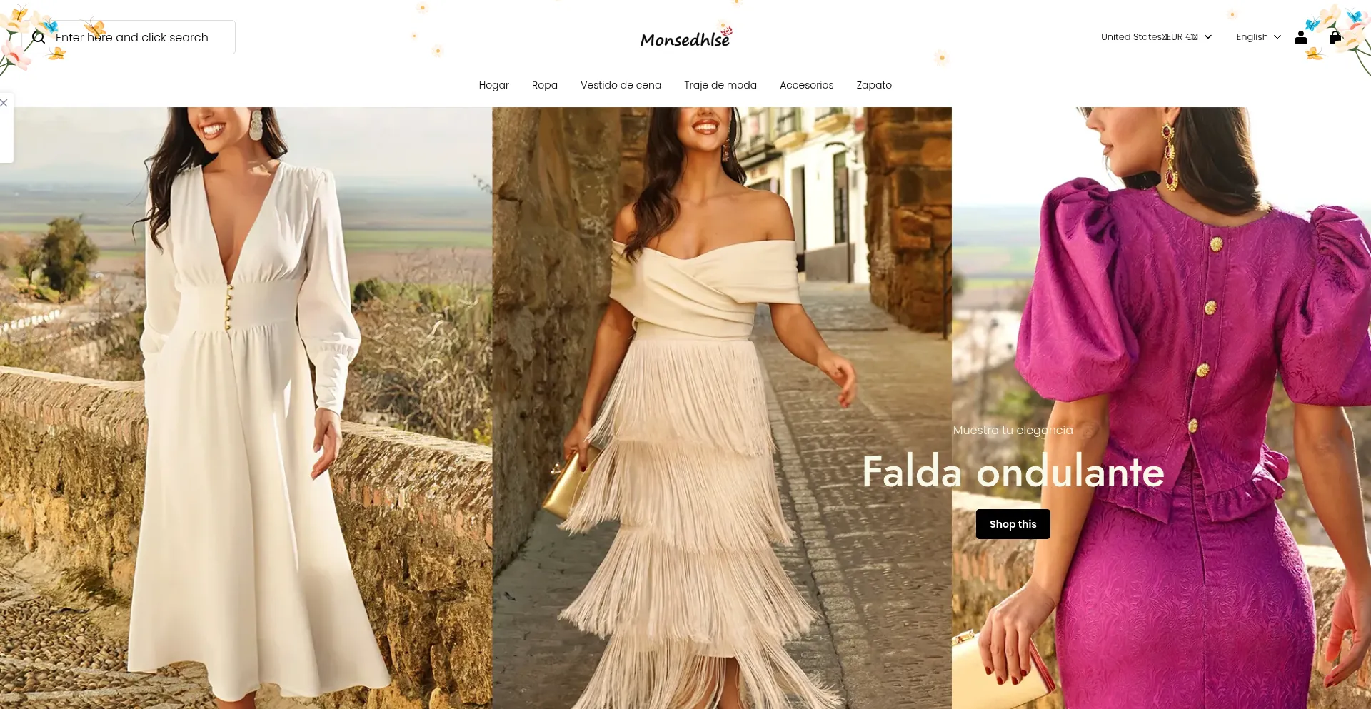 Website screenshot of Monsedhlse.com