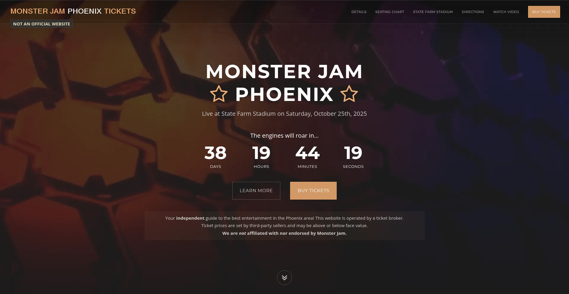 Is Monsterjamphoenix.com Safe?