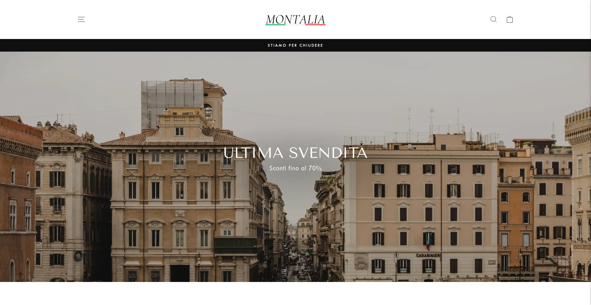 Website screenshot of Montalia.it