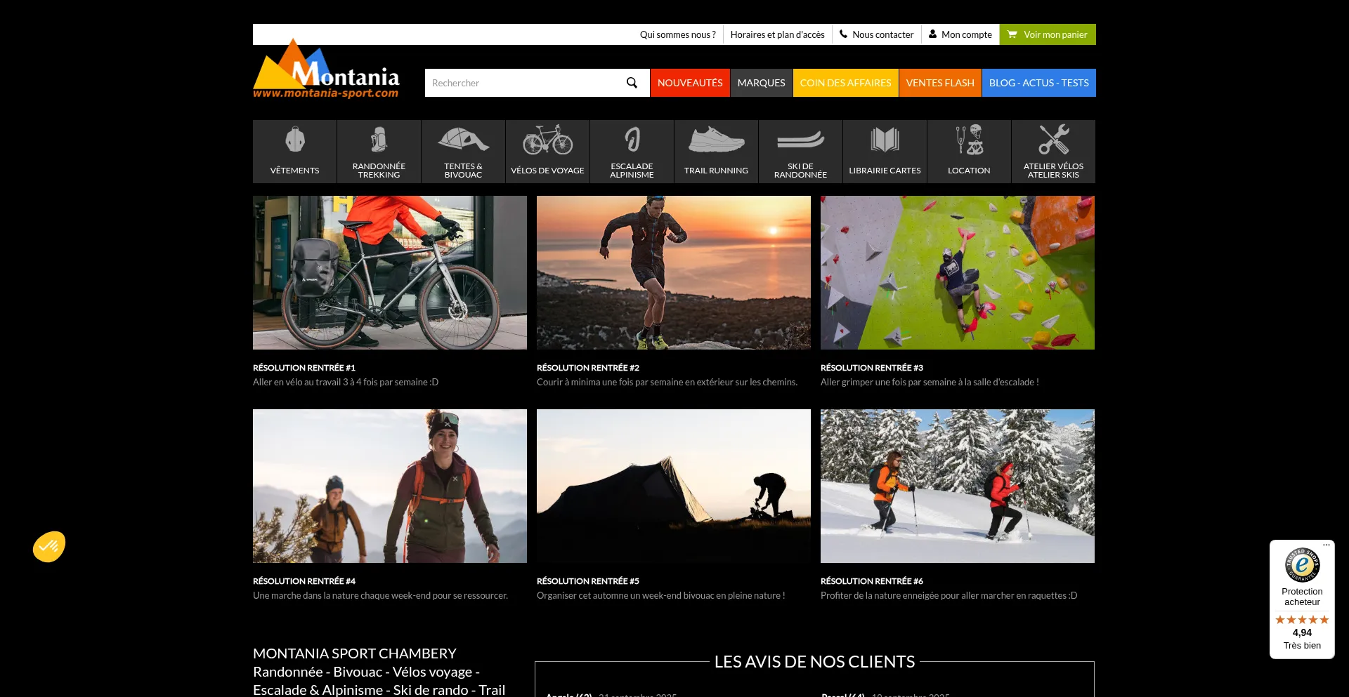 Montania-sport.com Screenshot