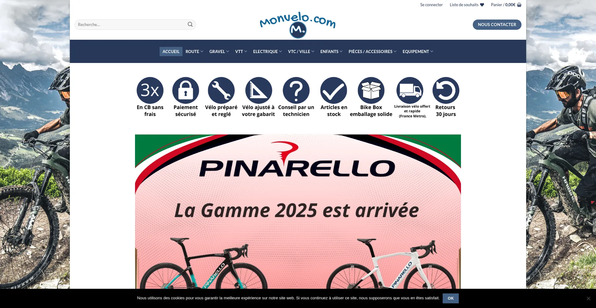 Website screenshot of Monvelo.com
