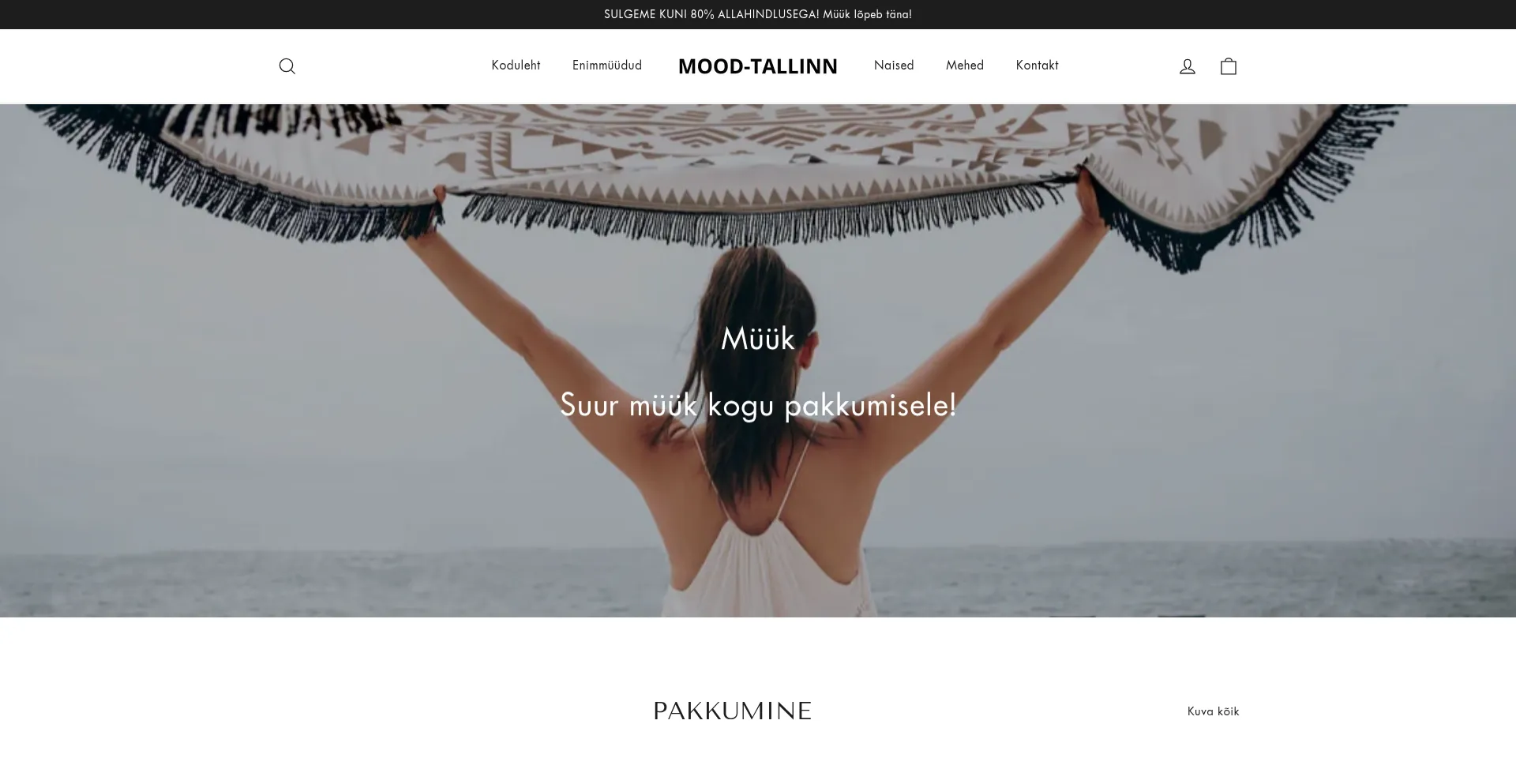 Website screenshot of Mood-tallinn.com