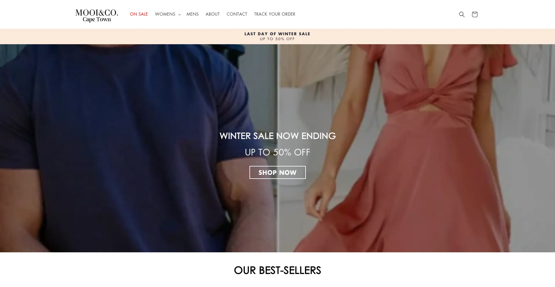 Website screenshot of Mooihome.co