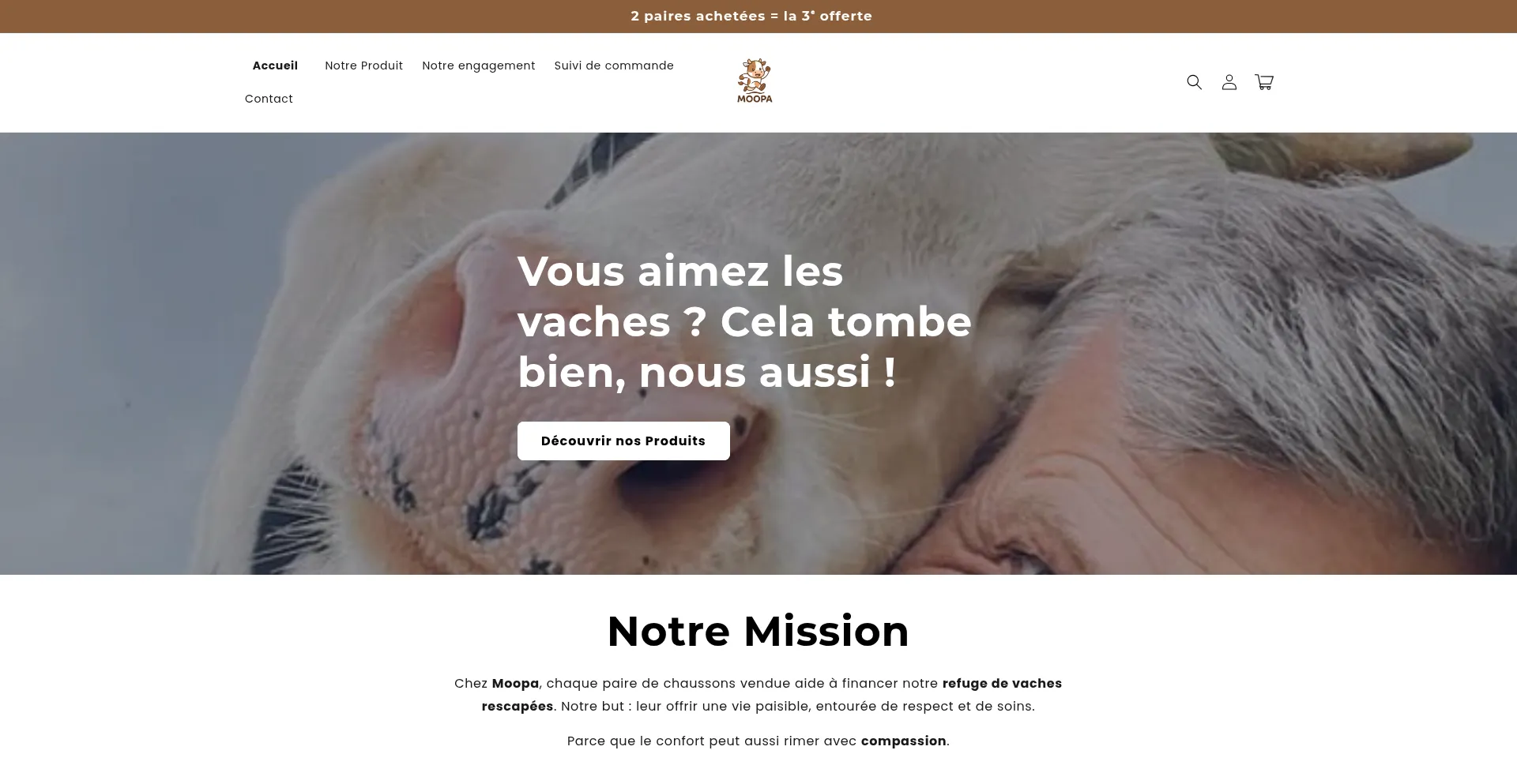 Website screenshot of Moopaa.com