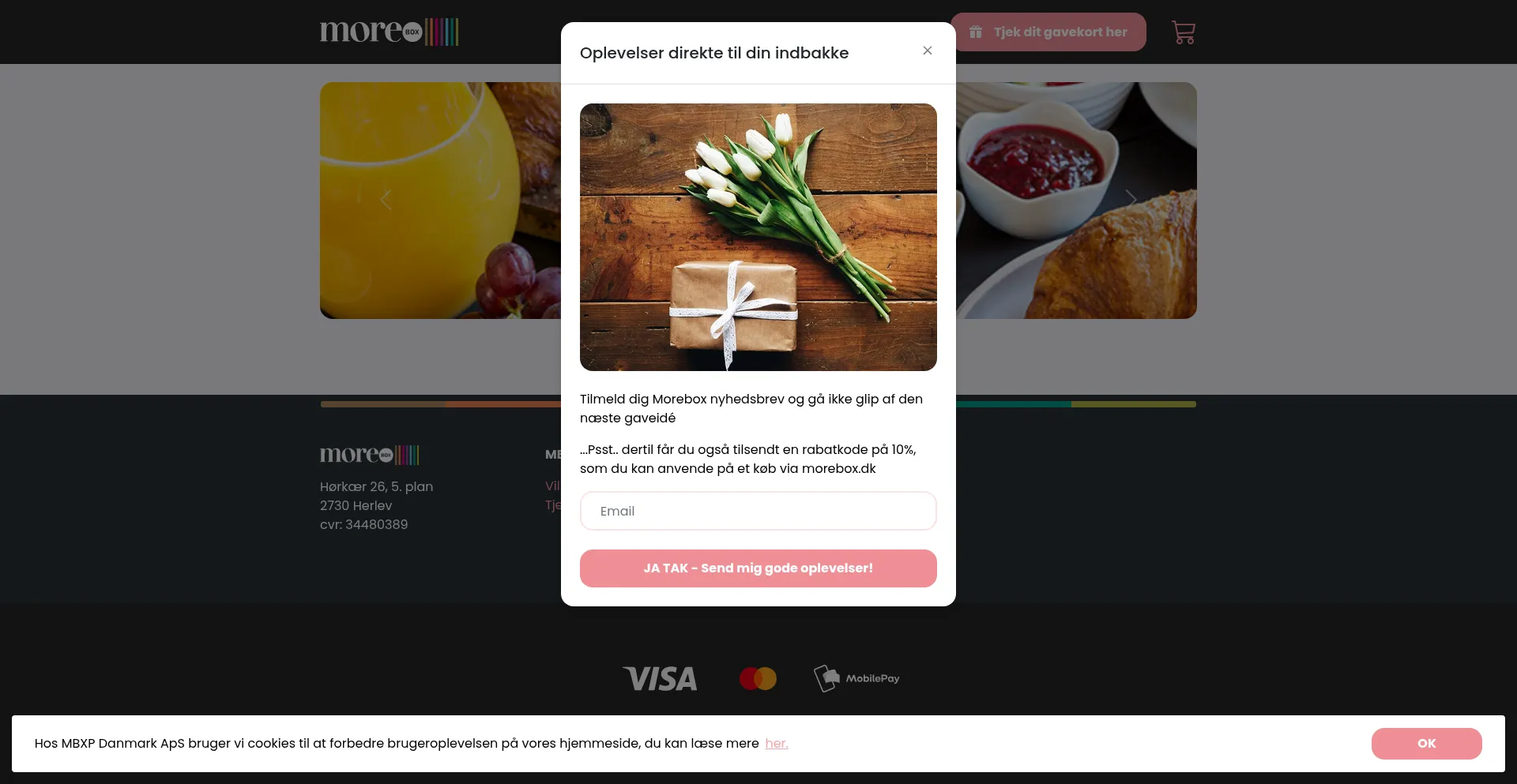 Morebox.mbxp.dk Screenshot