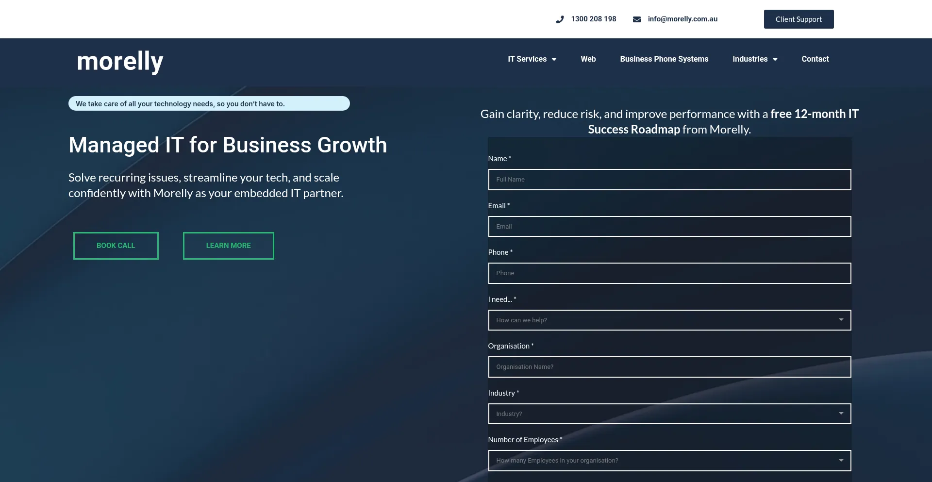Morelly.com.au Screenshot