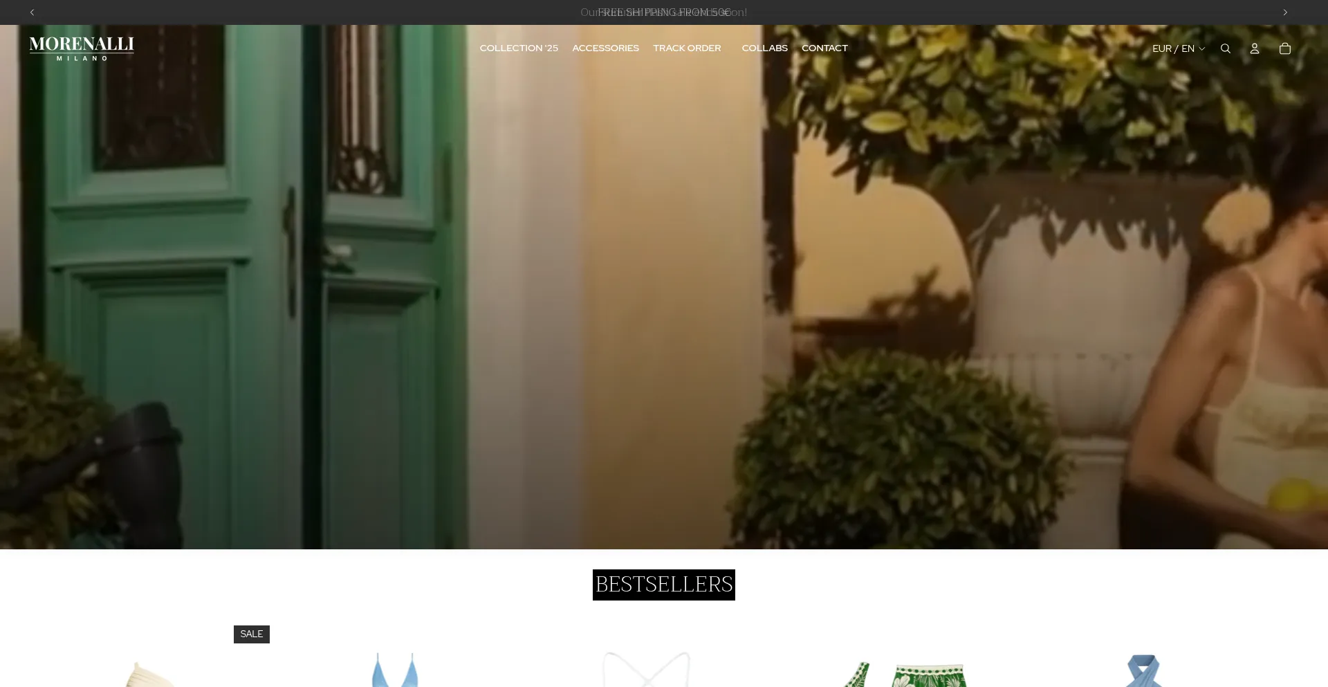 Website screenshot of Morenalli.com