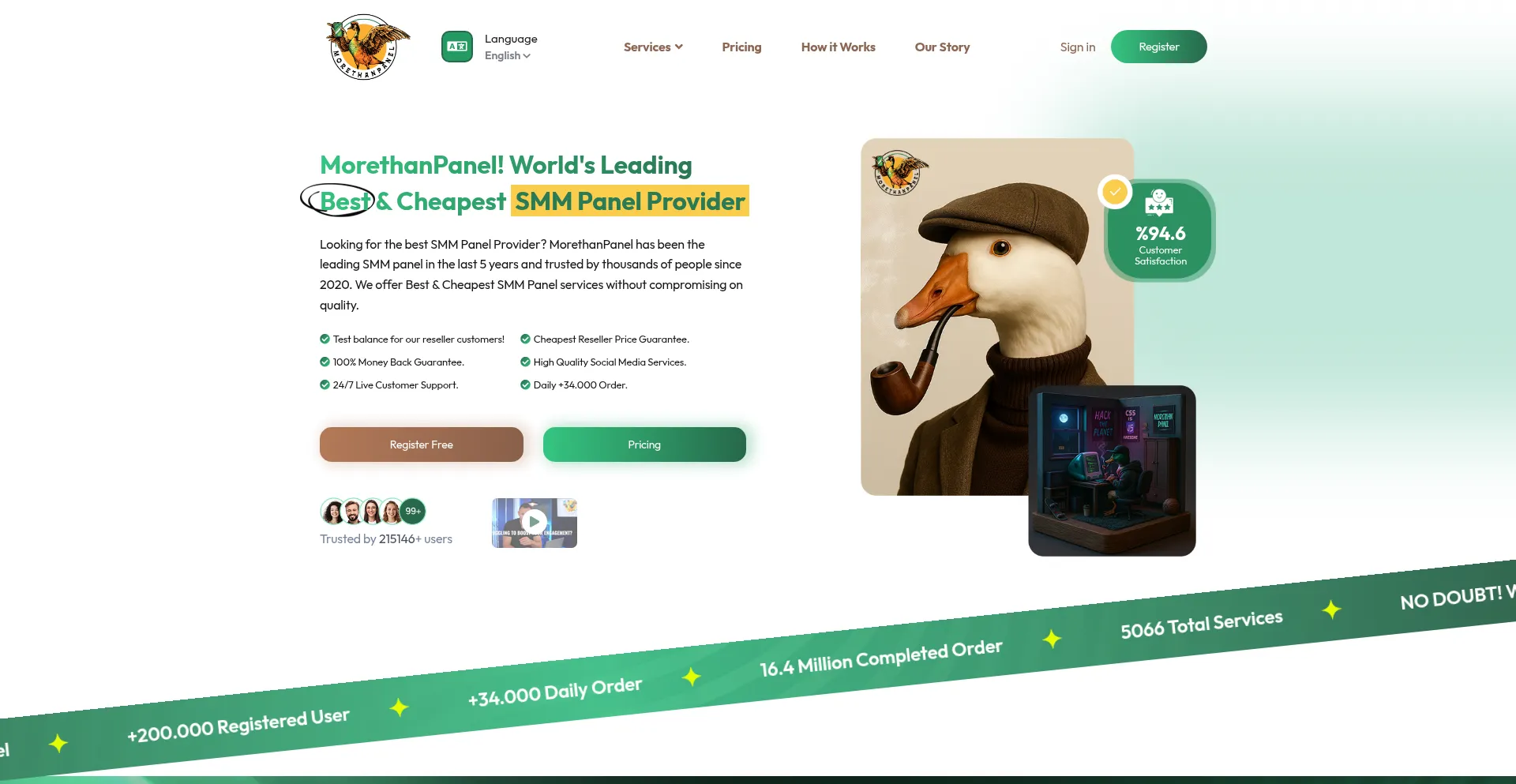Morethanpanel.com Screenshot