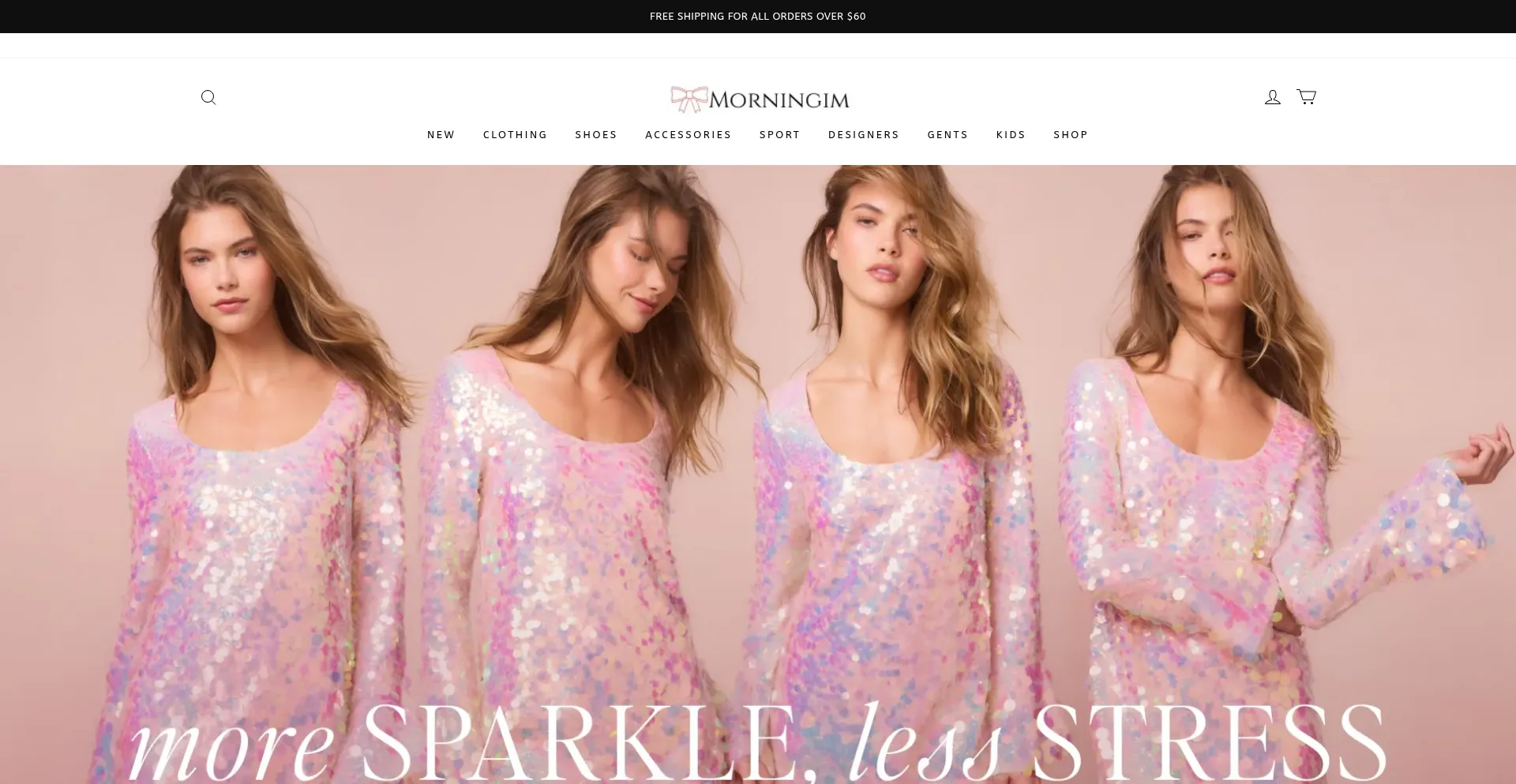 Website screenshot of Morningim.com