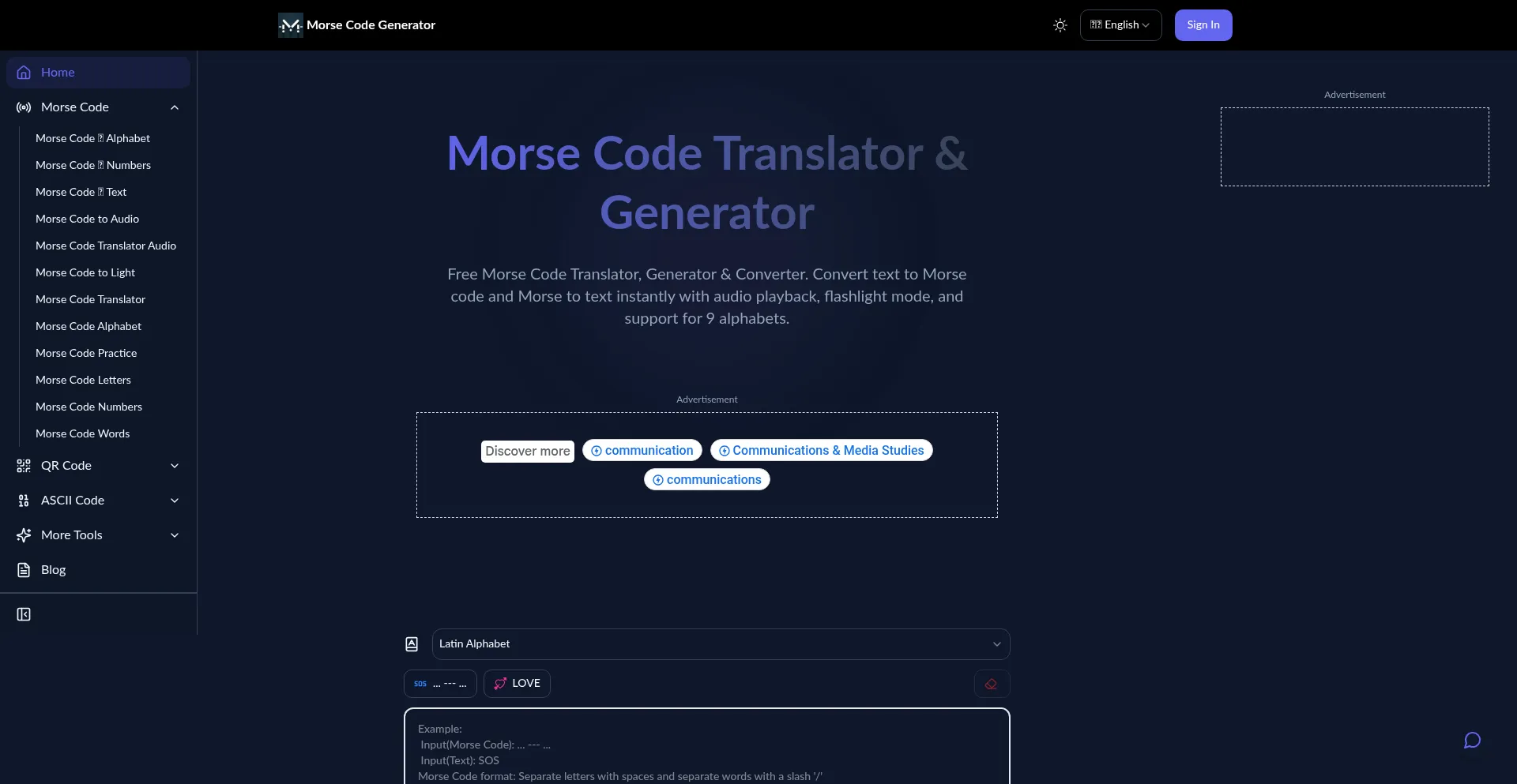 Morsecodegenerator.org