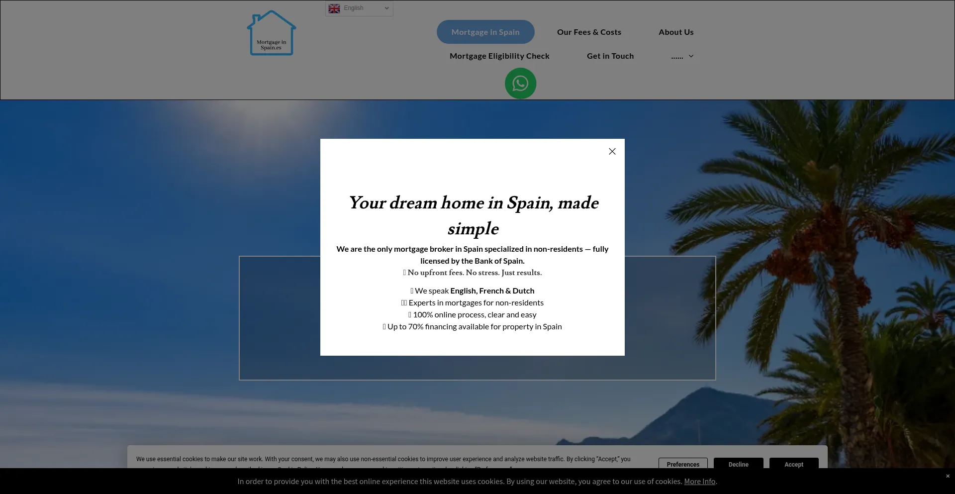Mortgageinspain.es Screenshot