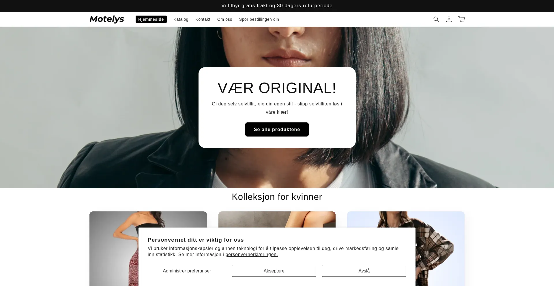 Website screenshot of Motelys.com