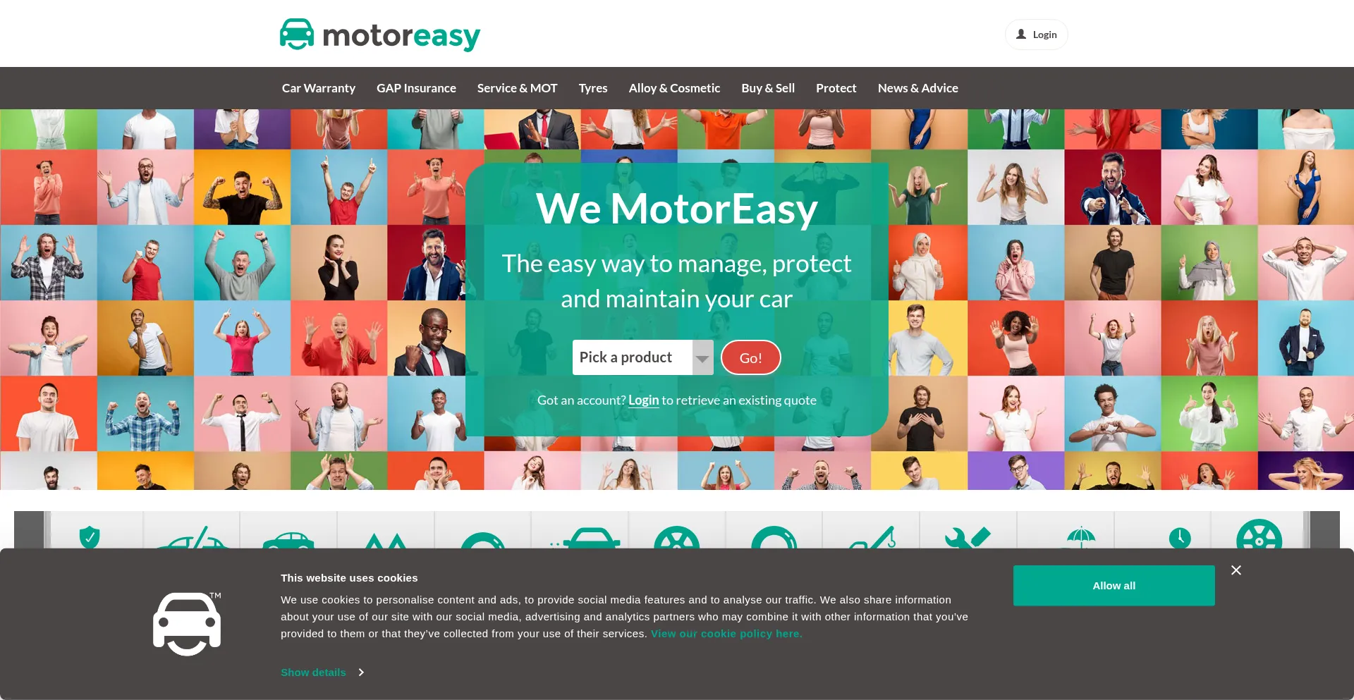 Motoreasy.com Screenshot