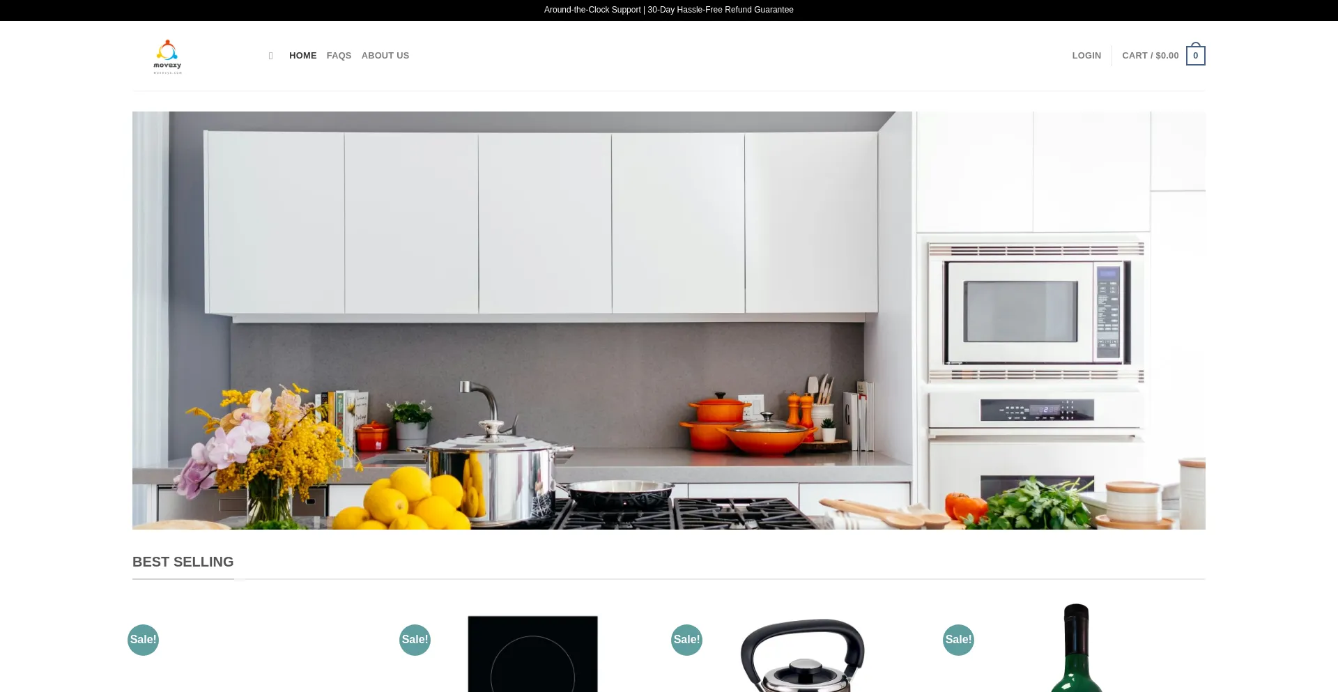 Website screenshot of Movexys.com