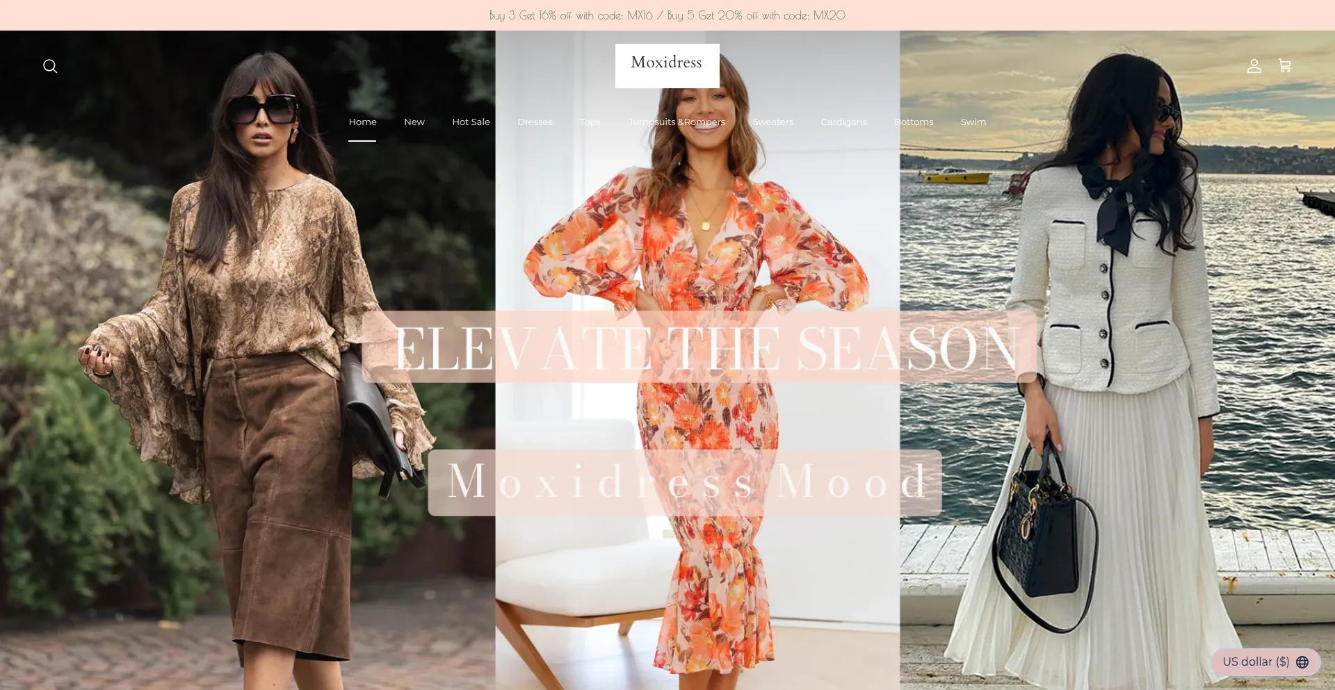 Moxidress.com Screenshot