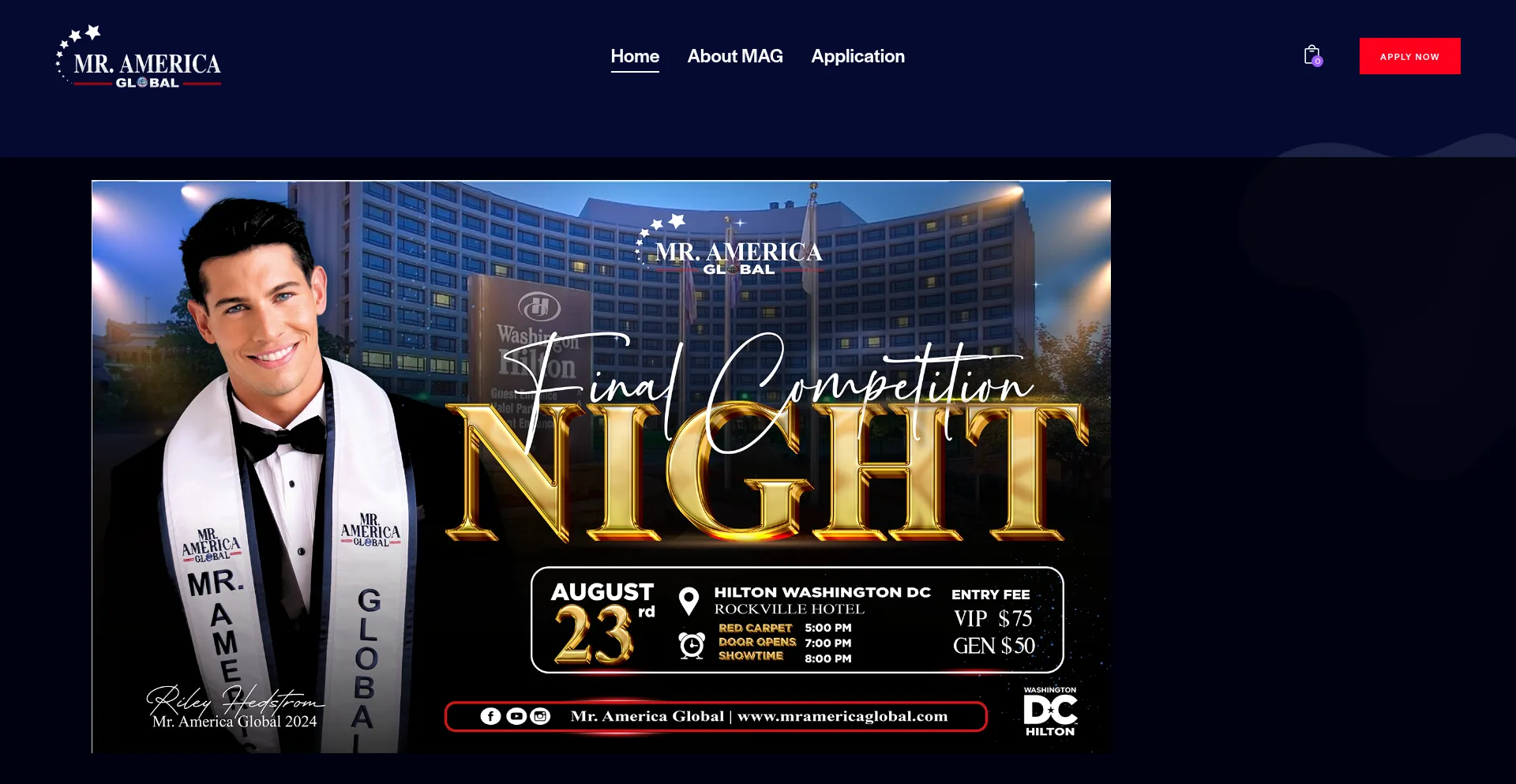Website screenshot of Mramericaglobal.com