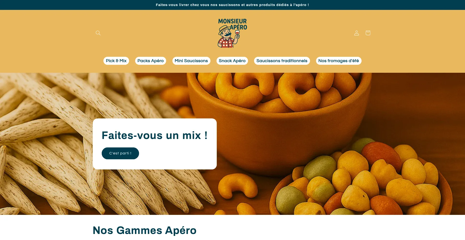 Website screenshot of Mrapero.fr