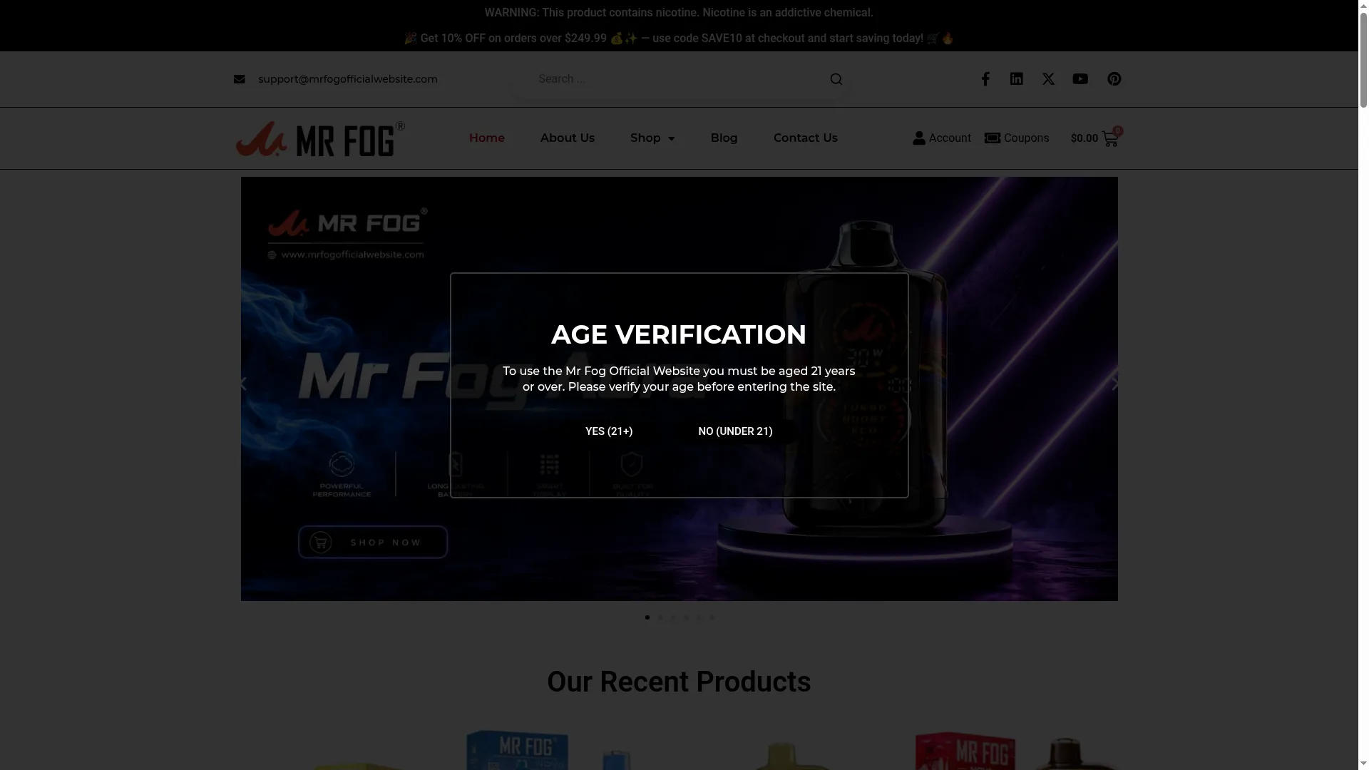 Mrfogofficialwebsite.com