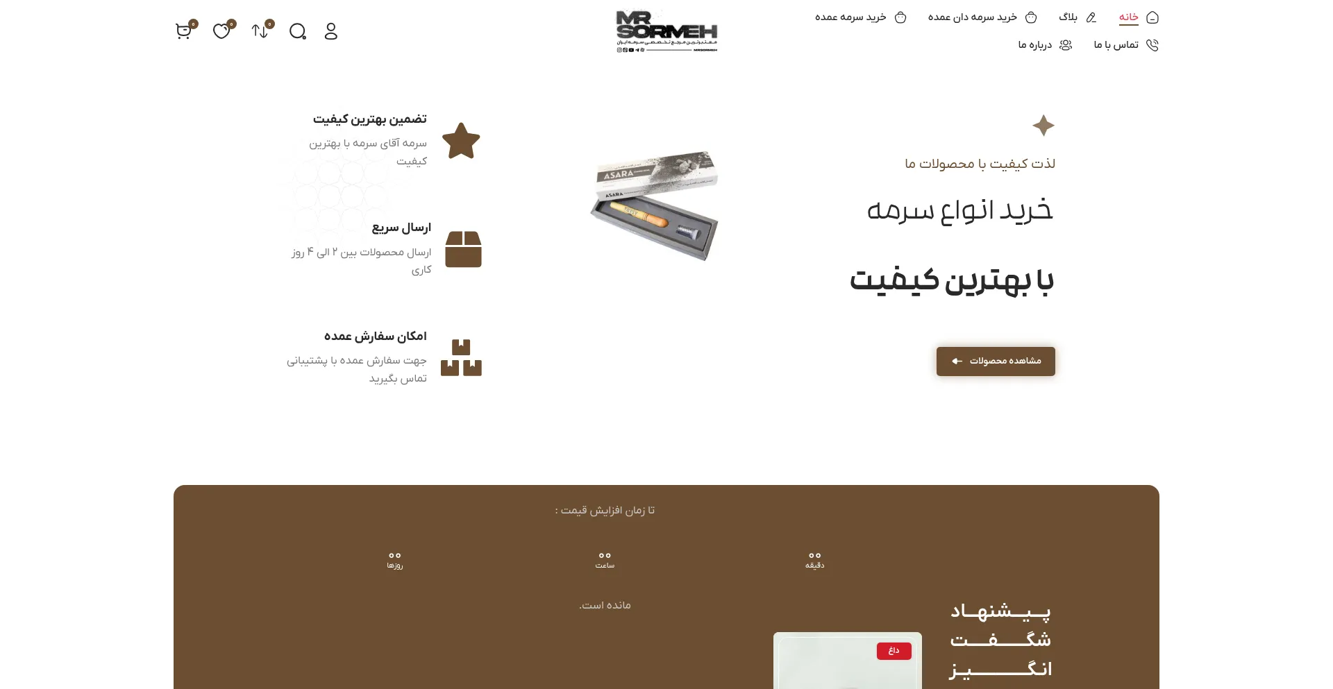 Website screenshot of Mrsormeh.com