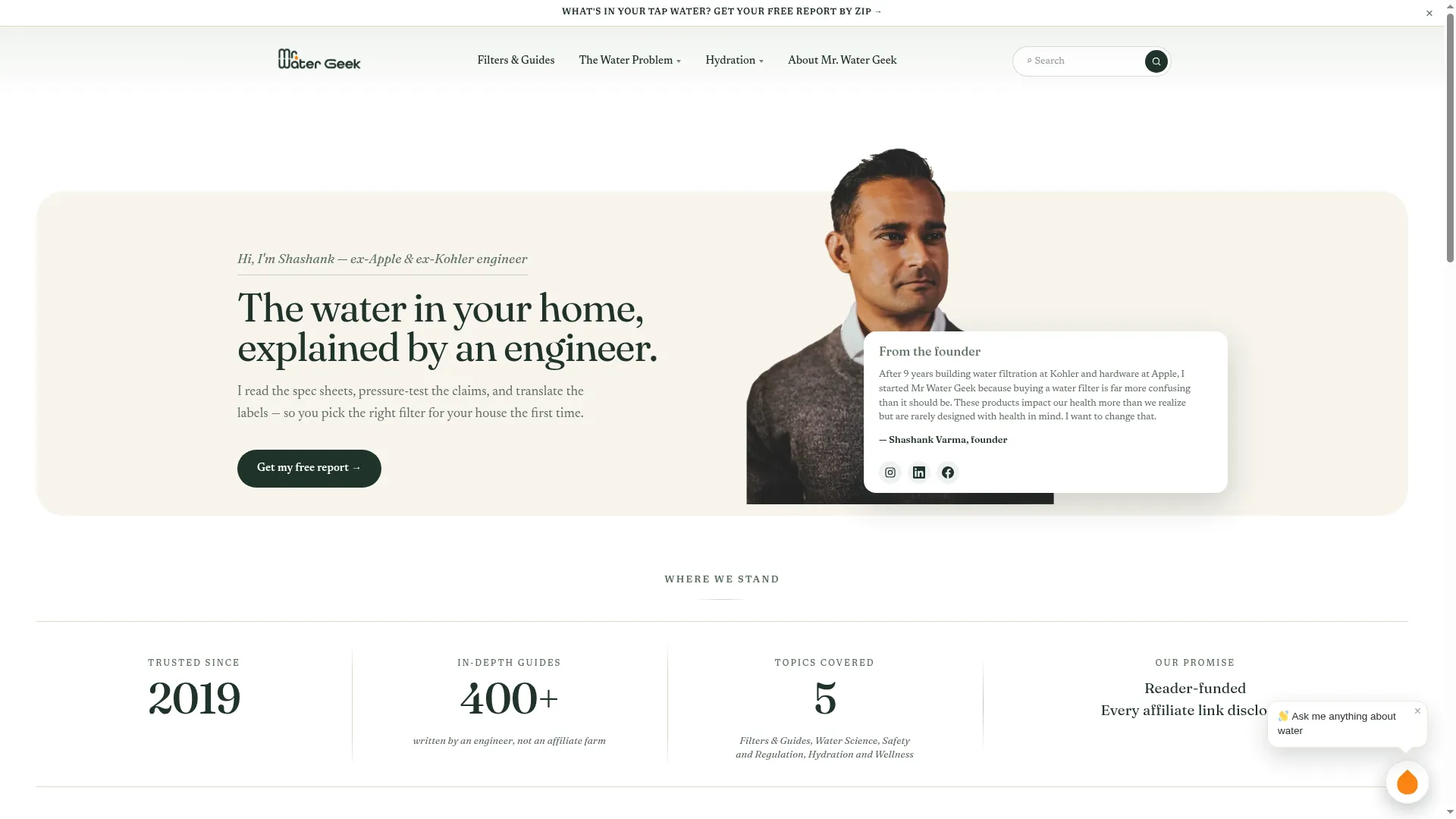 Mrwatergeek.com