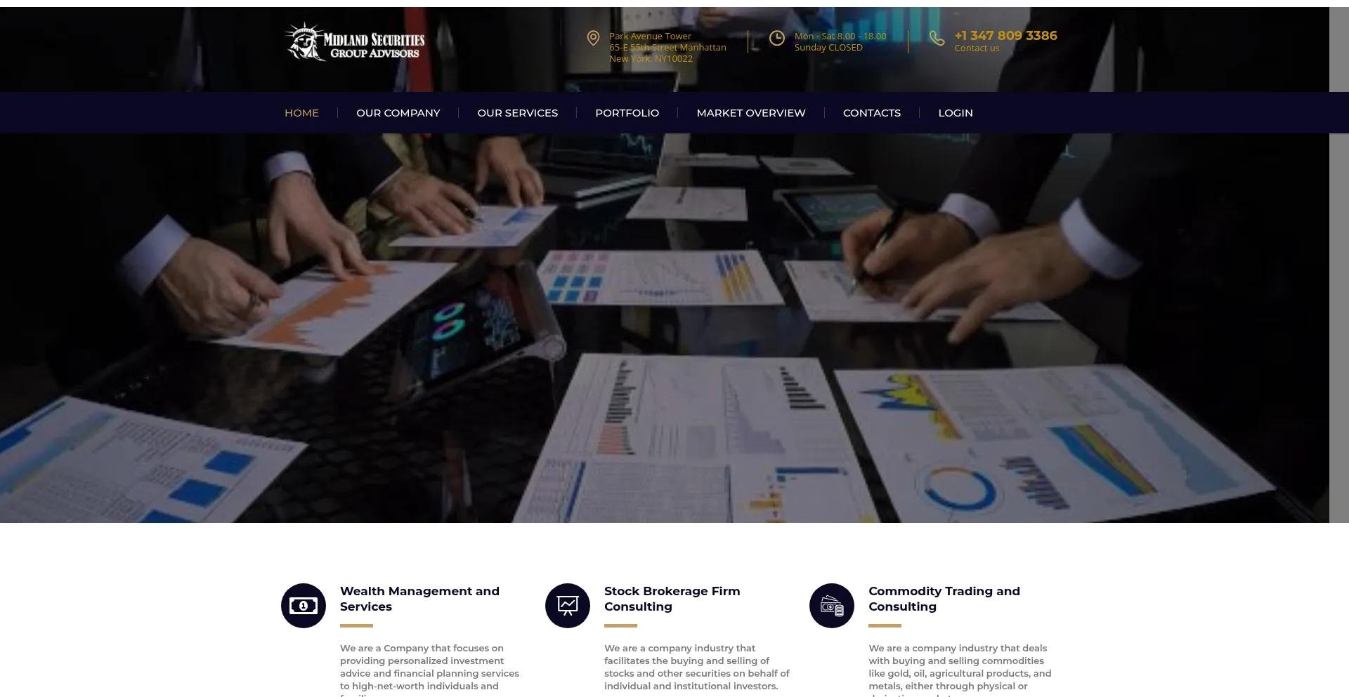 Website screenshot of Msltd-groupadvisors.com