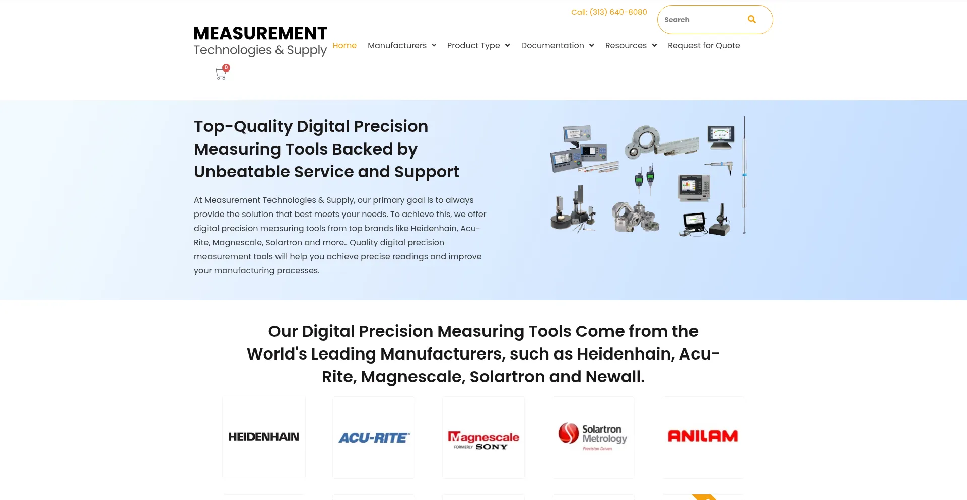 Website screenshot of Mtechsupply.store