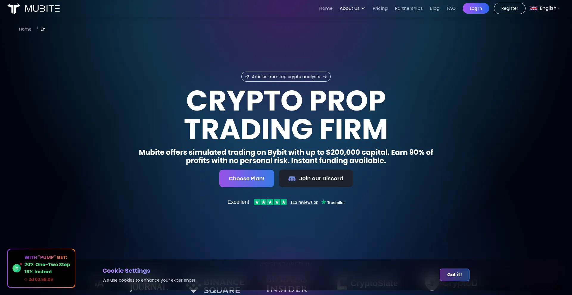 Mubite.com Screenshot