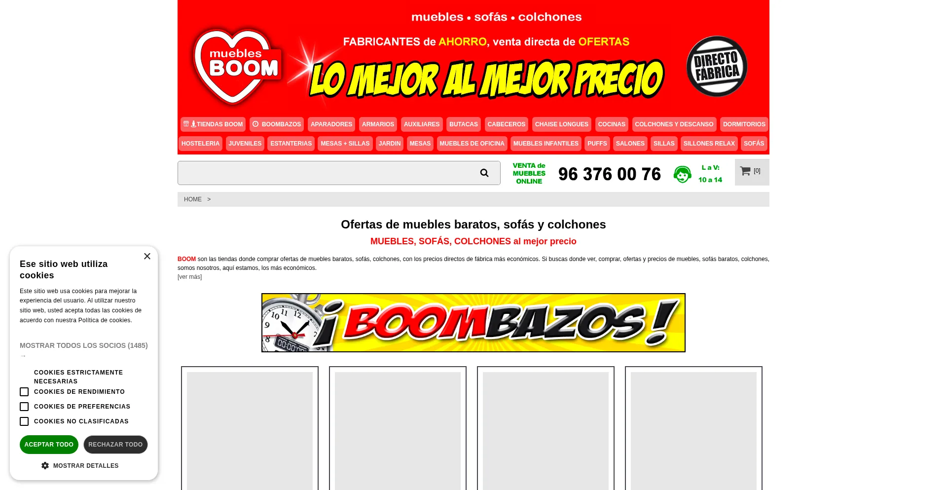 Mueblesboom.com Screenshot