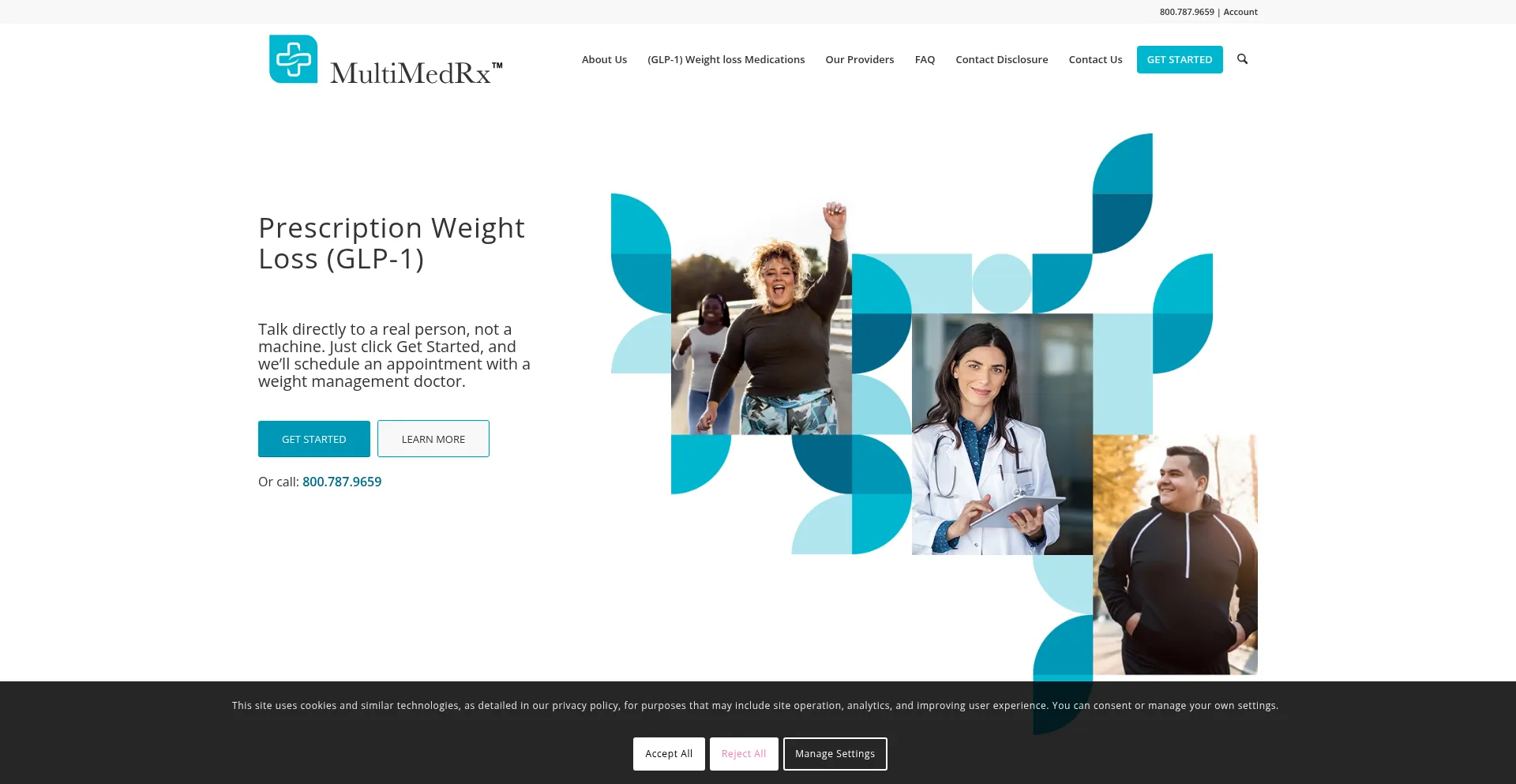 Website screenshot of Multimedrxonline.com