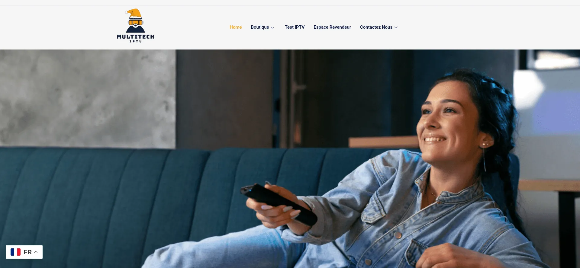 Website screenshot of Multitech-iptv.com