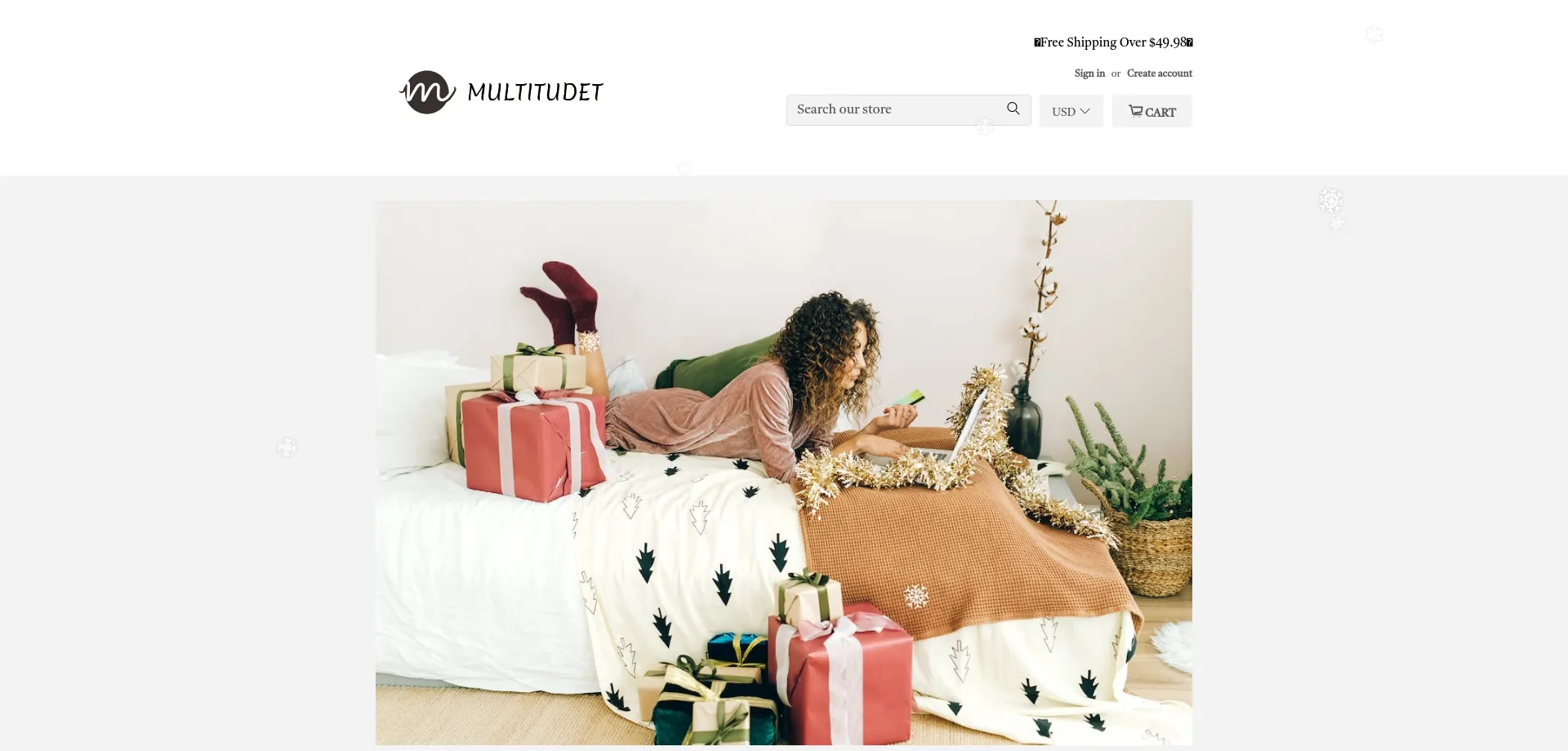 Website screenshot of Multitudet.com