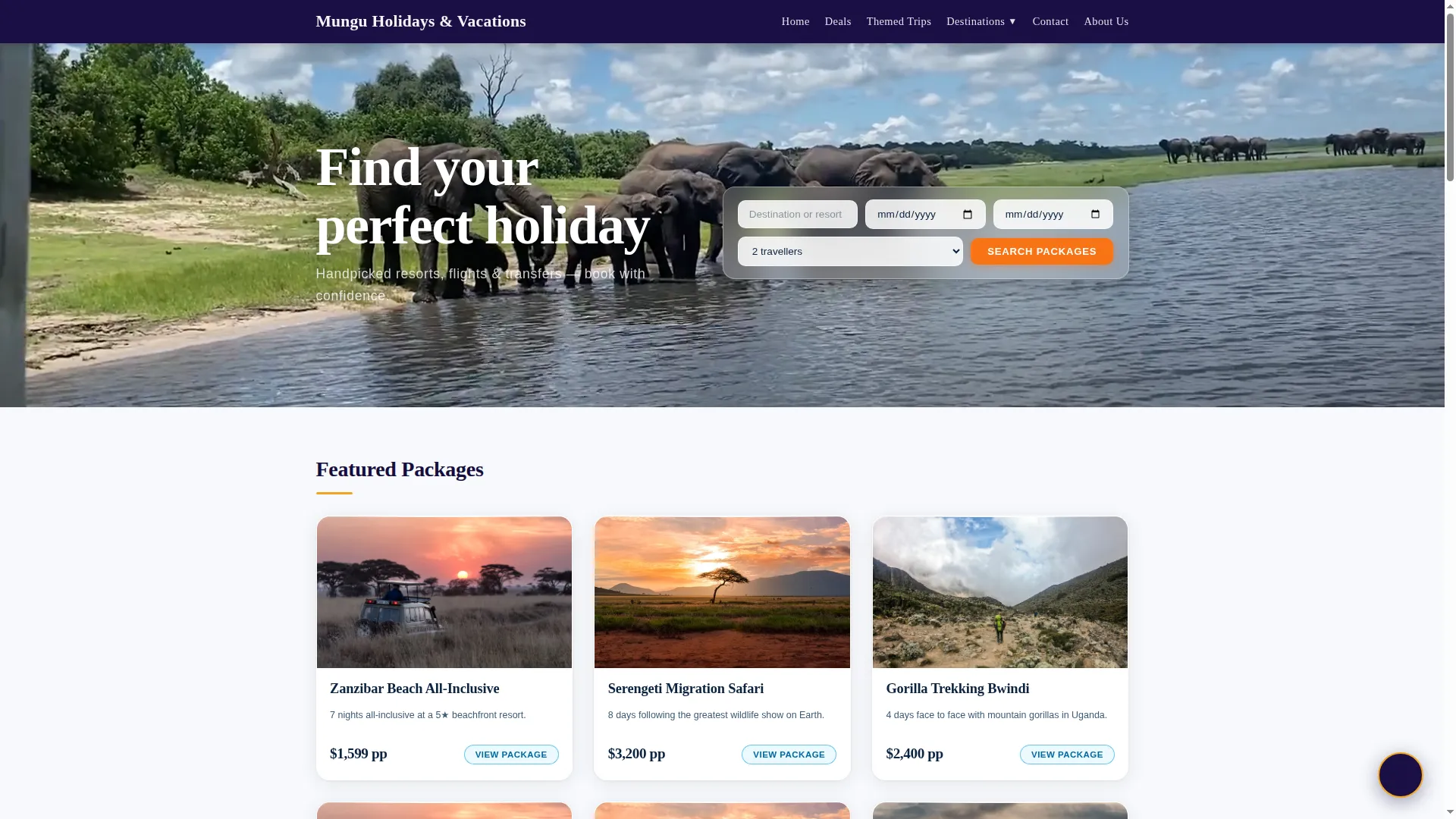 Munguholidaysandvacations.com