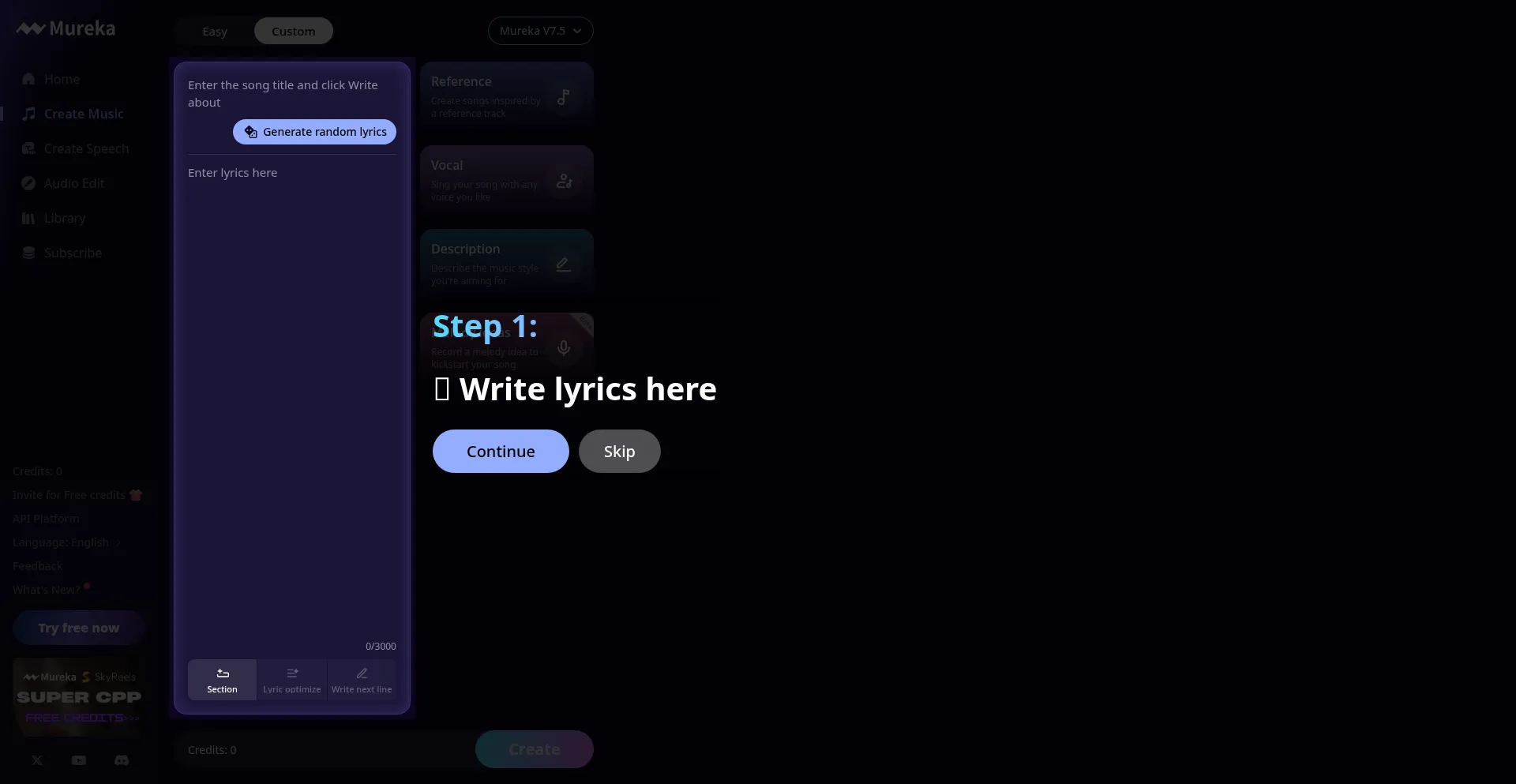 Mureka.ai Screenshot