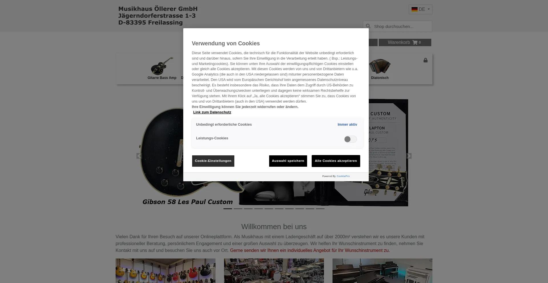 Musikhaus.org Screenshot