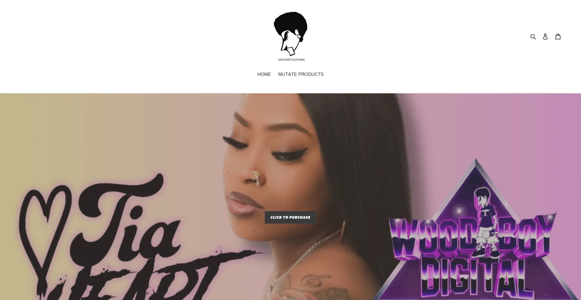 Website screenshot of Mutatestore.com